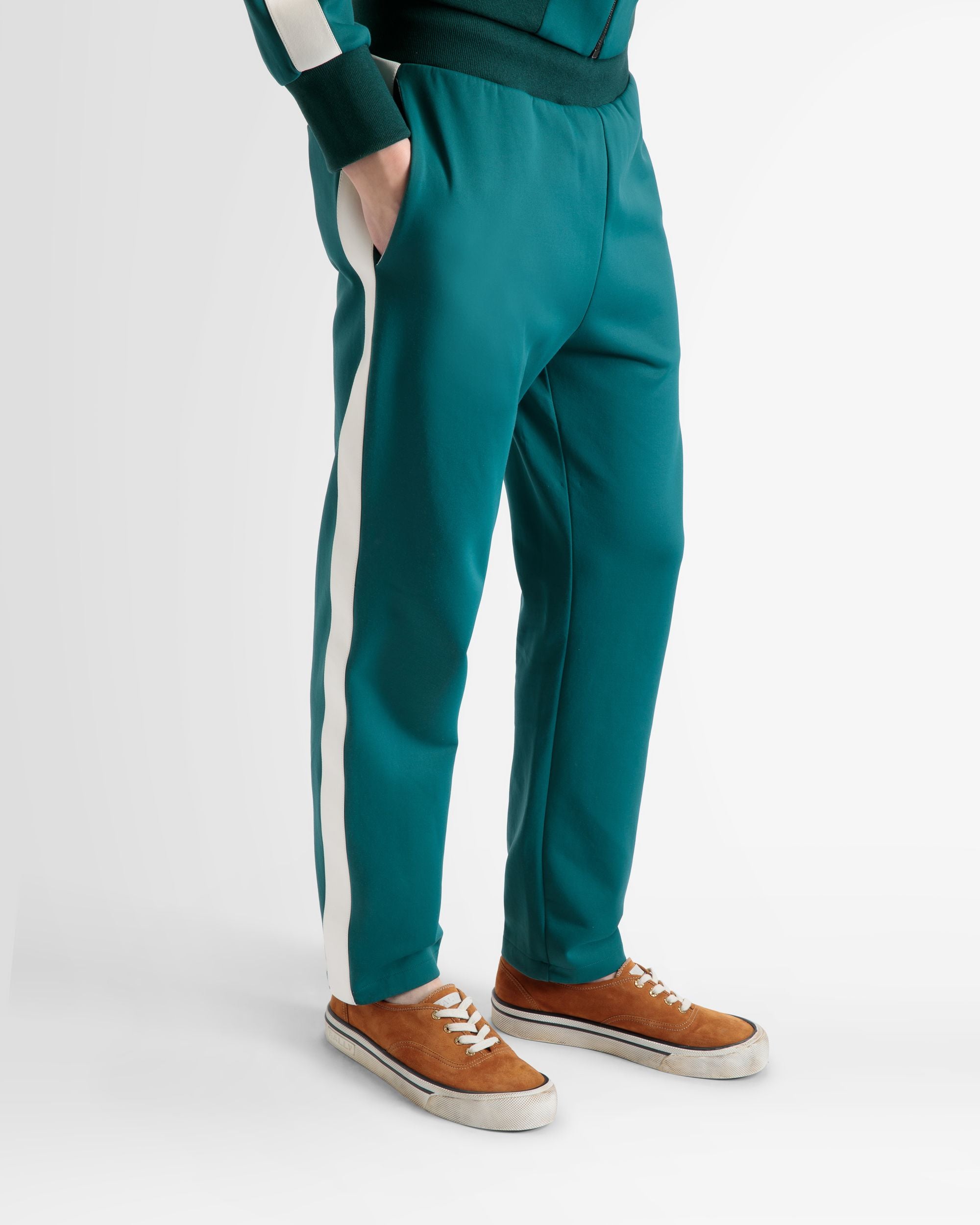 Sporthose Aus Grünem Baumwollgemisch - Herren - Bally - 03