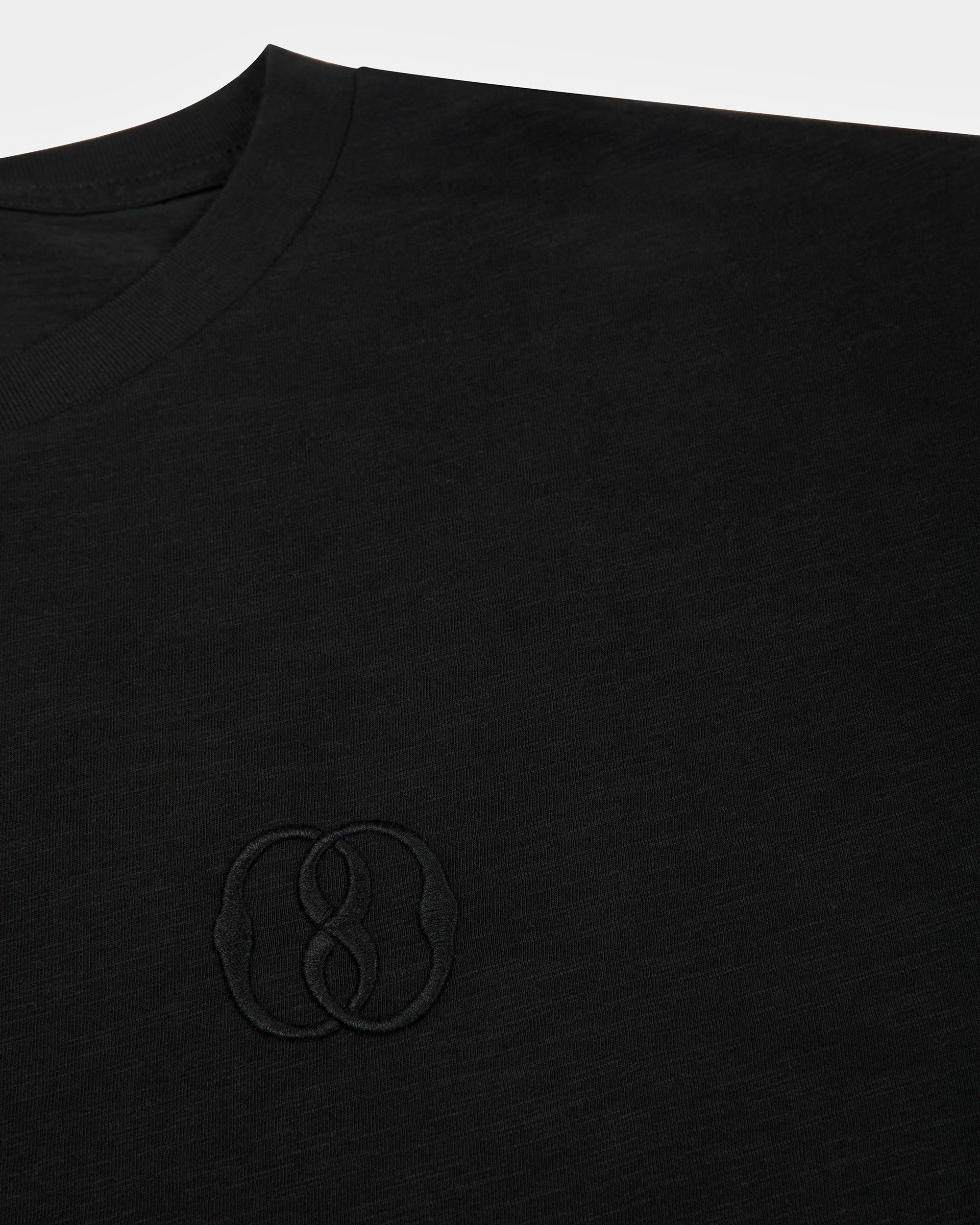 Baumwoll-T-Shirt Mit Stickerei In Schwarz - Herren - Bally - 02
