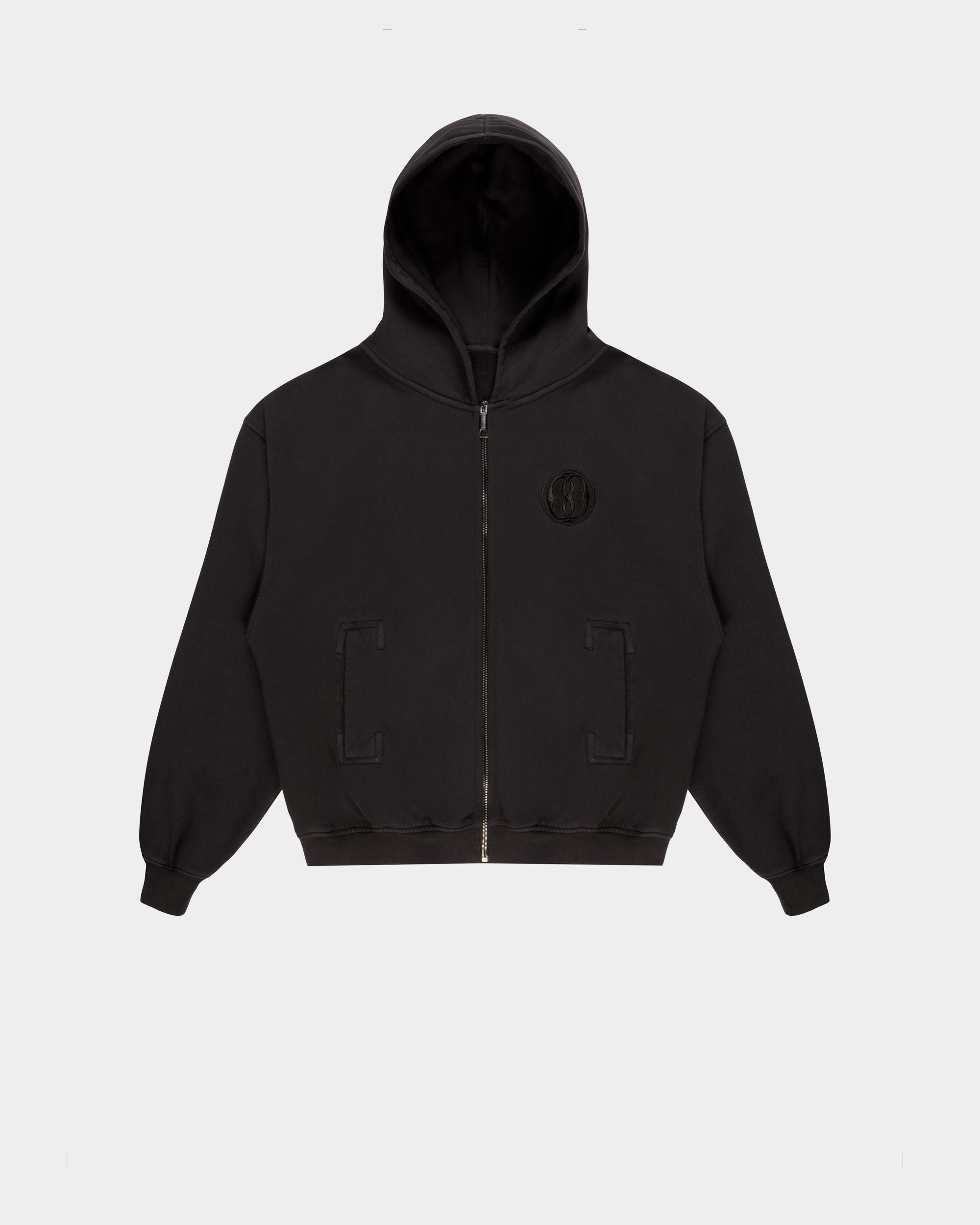Kapuzensweatjacke Aus Baumwolle In Schwarz - Herren - Bally - 01