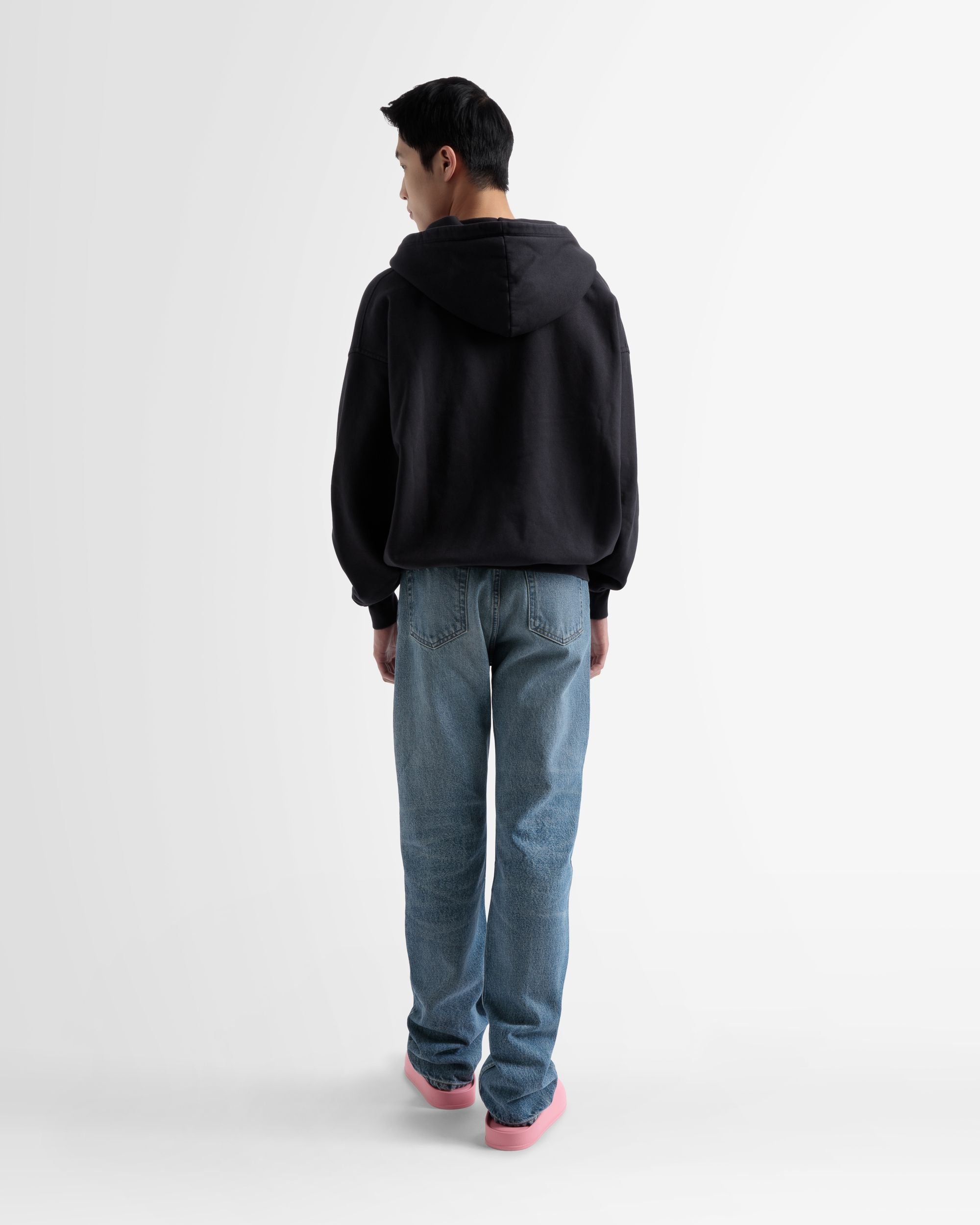 Kapuzensweatjacke Aus Baumwolle In Schwarz - Herren - Bally - 06
