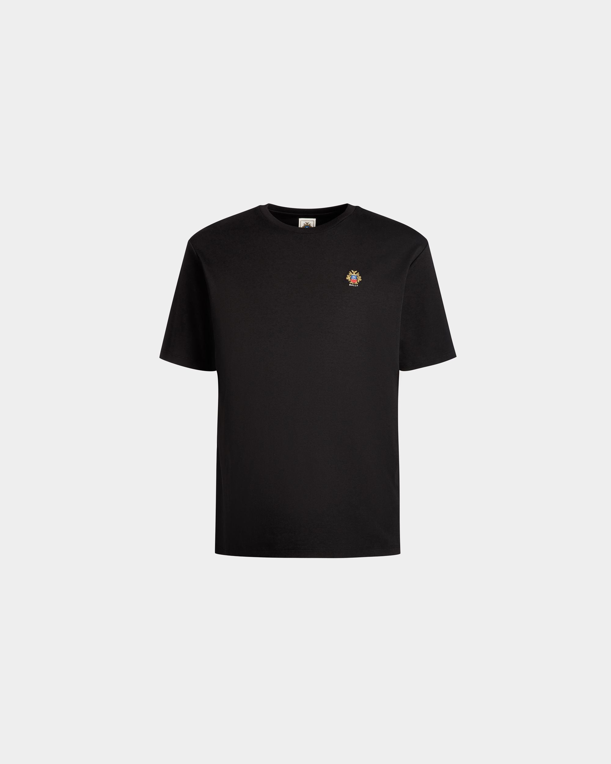 T-Shirt Aus Baumwolle In Schwarz Aus Der Adrien Brody Travel-Kollektion - Herren - Bally - 01