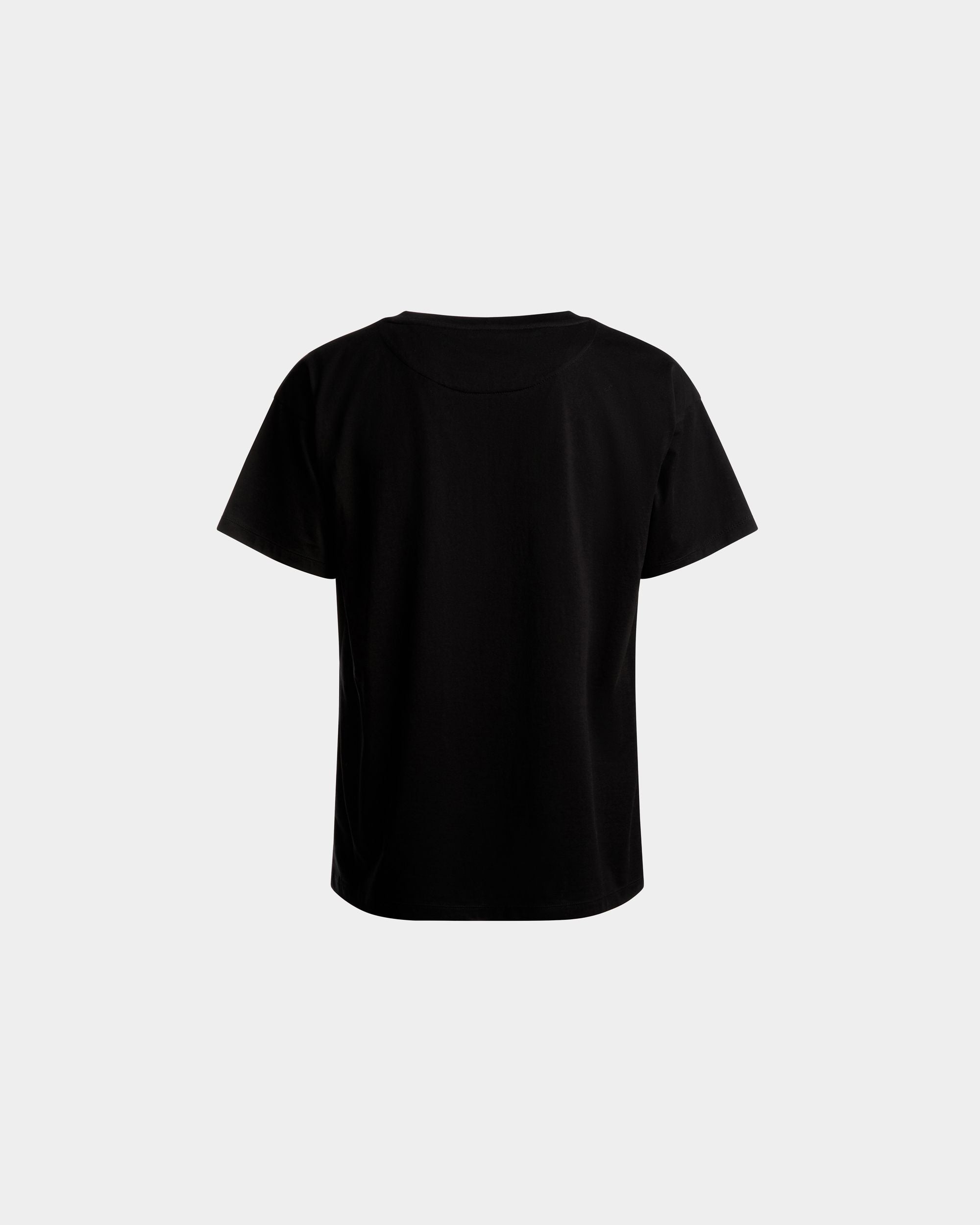 T-Shirt mit Logo | T-Shirt für Herren | Schwarze Baumwolle | Bally | Still Life Rückseite