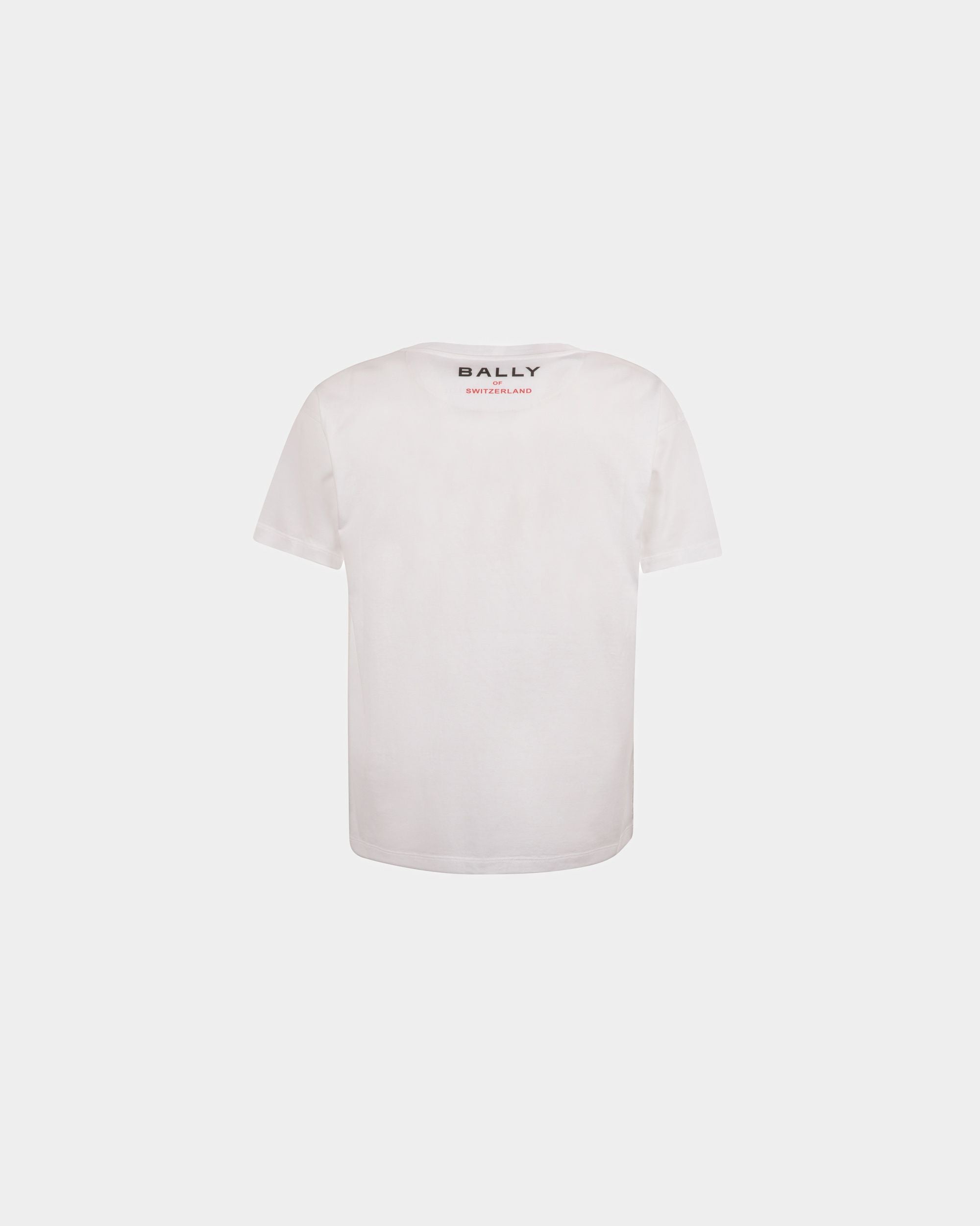 T-Shirt Aus Weißer Baumwolle Mit Print - Herren - Bally - 07