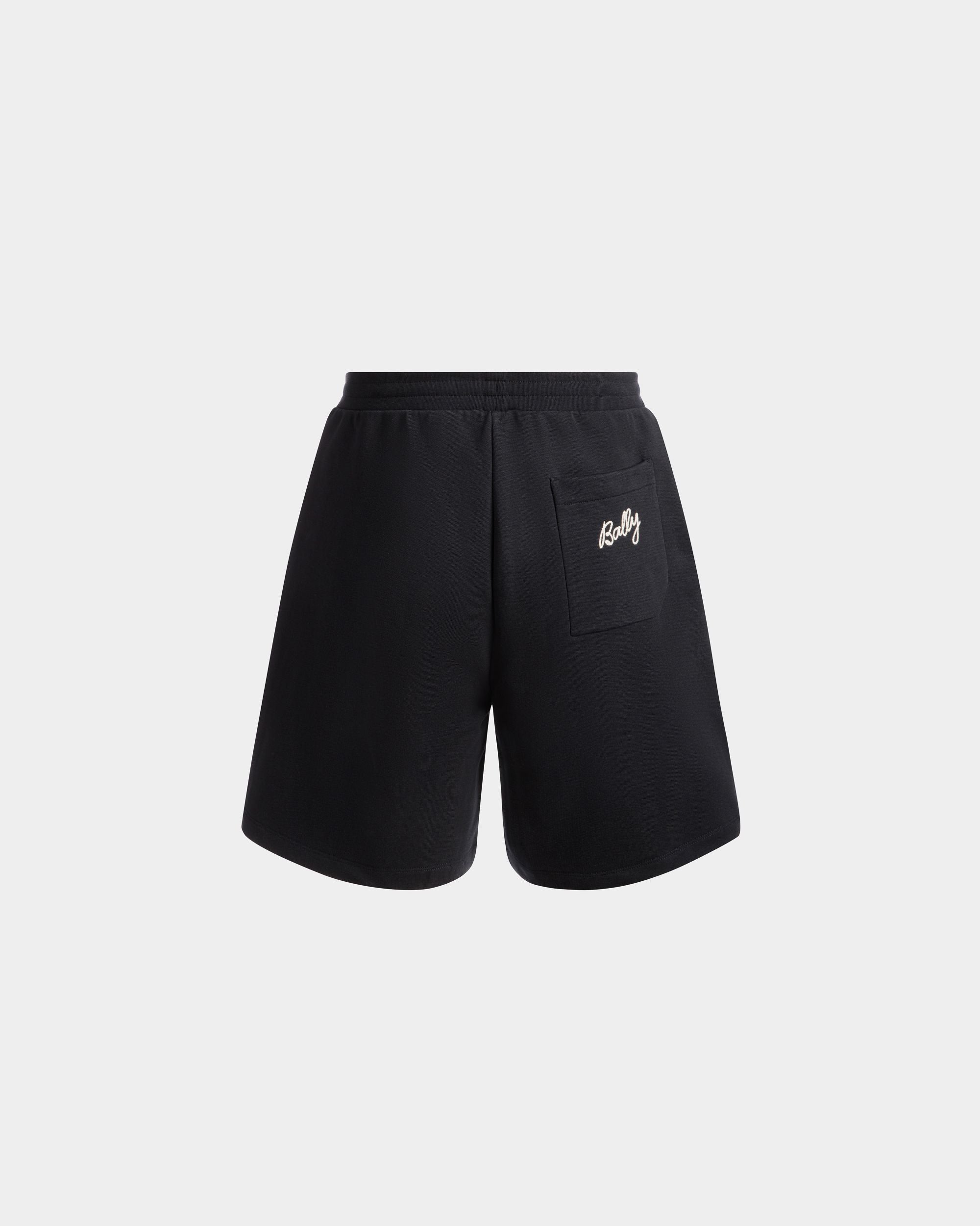Shorts Da Tuta In Cotone Blu Navy - Uomo - Bally - 03