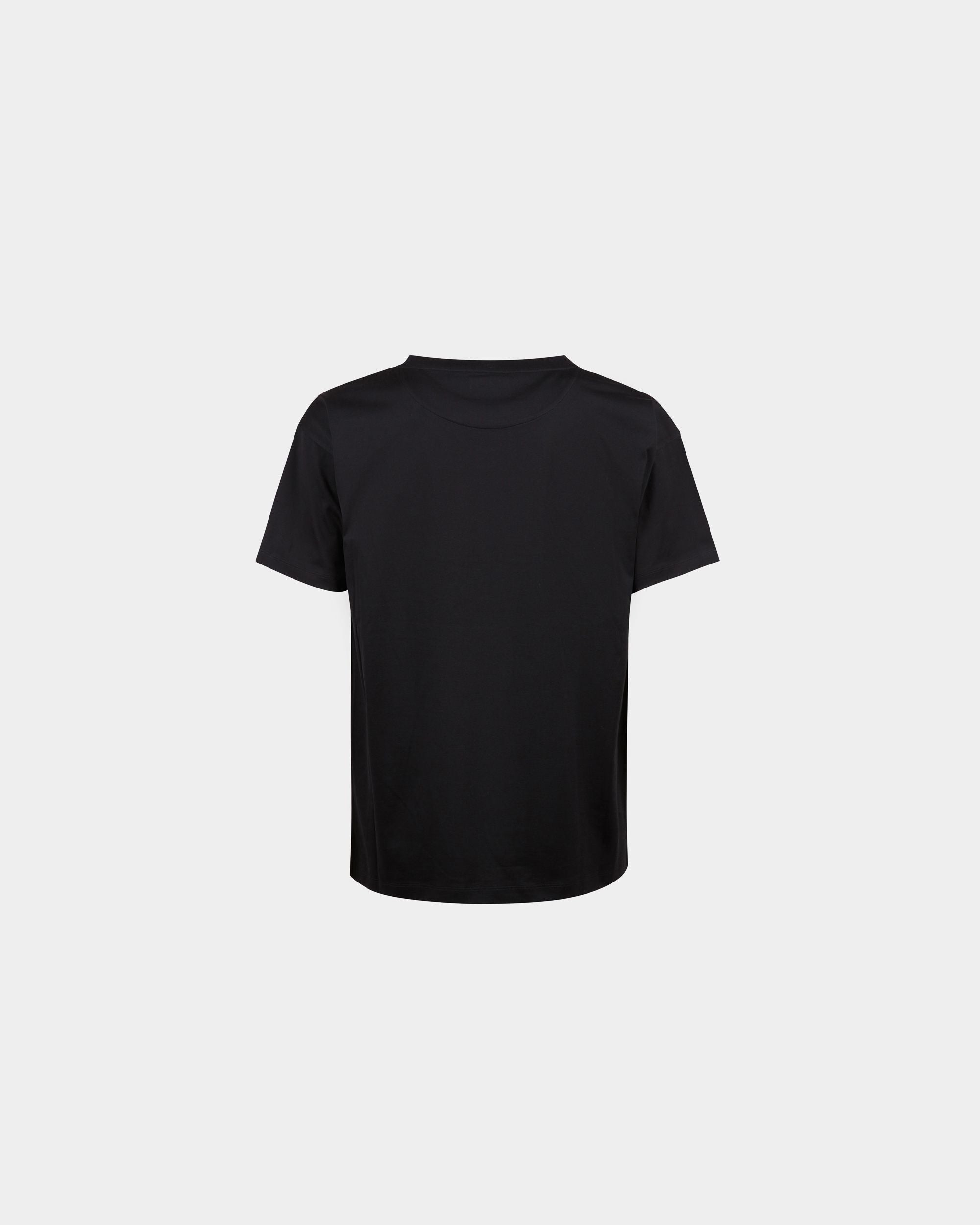 T-Shirt Aus Baumwolle In Schwarz - Herren - Bally - 07
