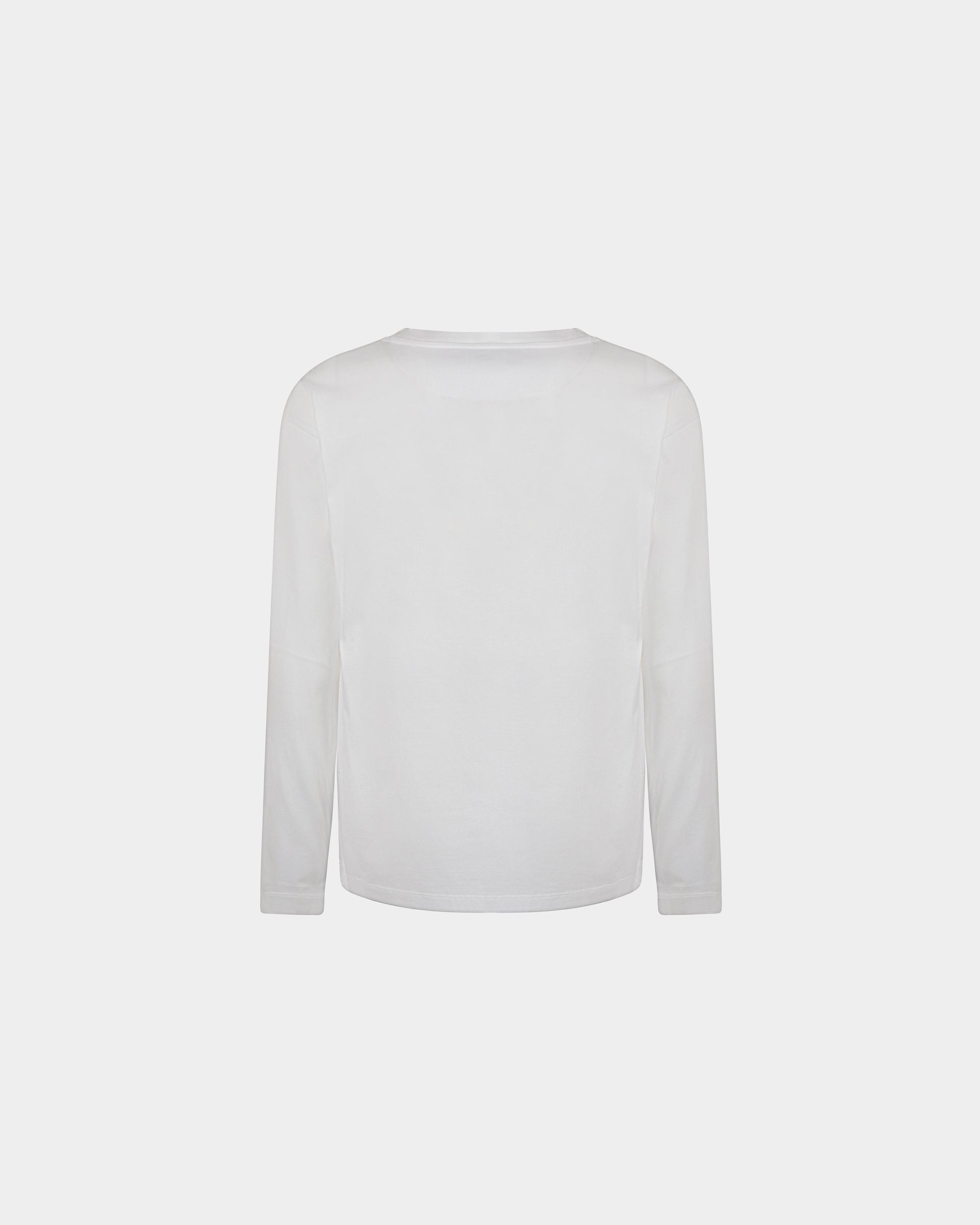 T-Shirt In White Cotton - Men's - Bally - 07