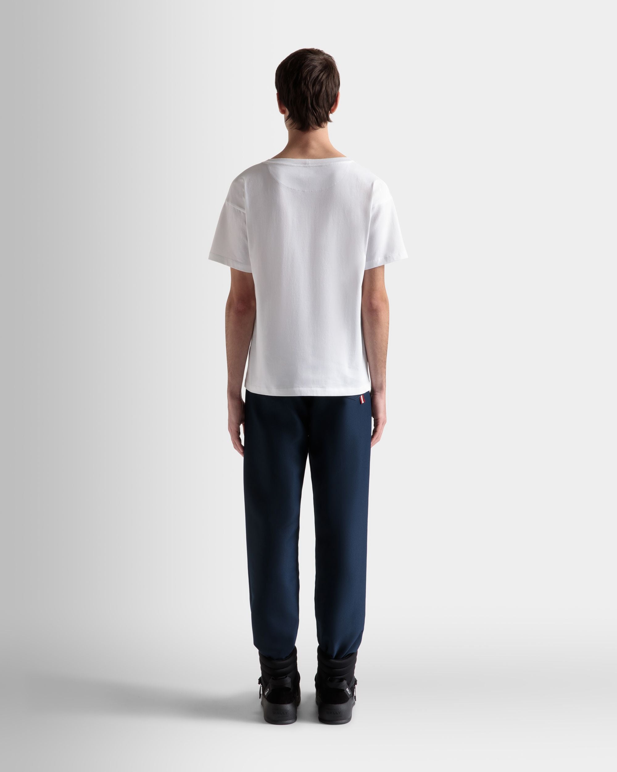 T-Shirt In Cotone Bianco - Uomo - Bally - 06