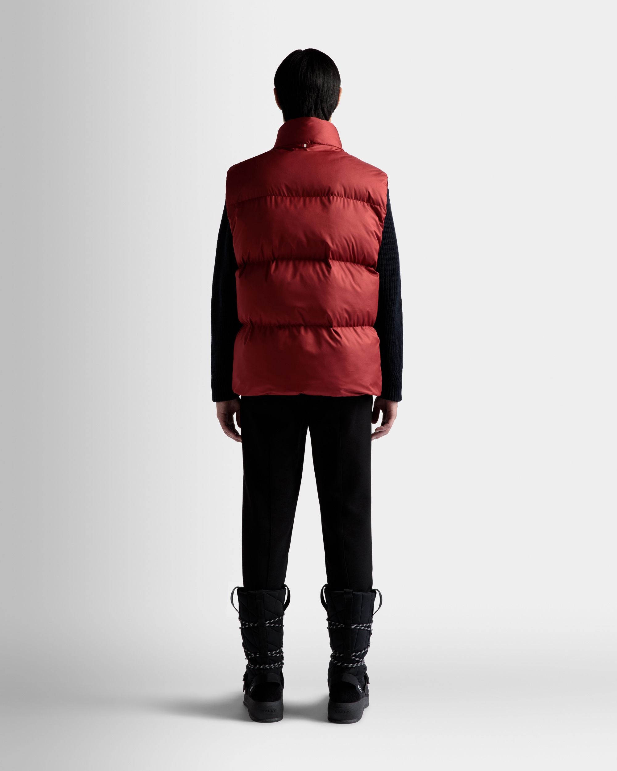 Doudoune Sans Manches Rouge - Homme - Bally - 06