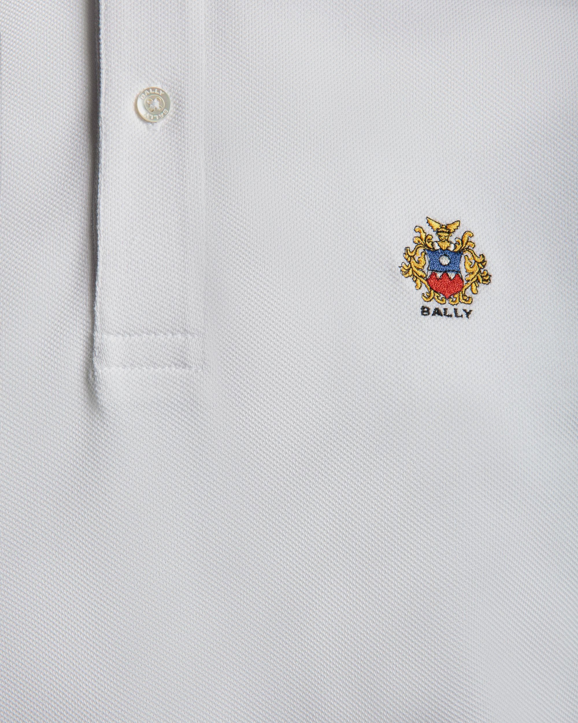 Poloshirt Aus Baumwolle In Weiß - Uomo - Bally - 02