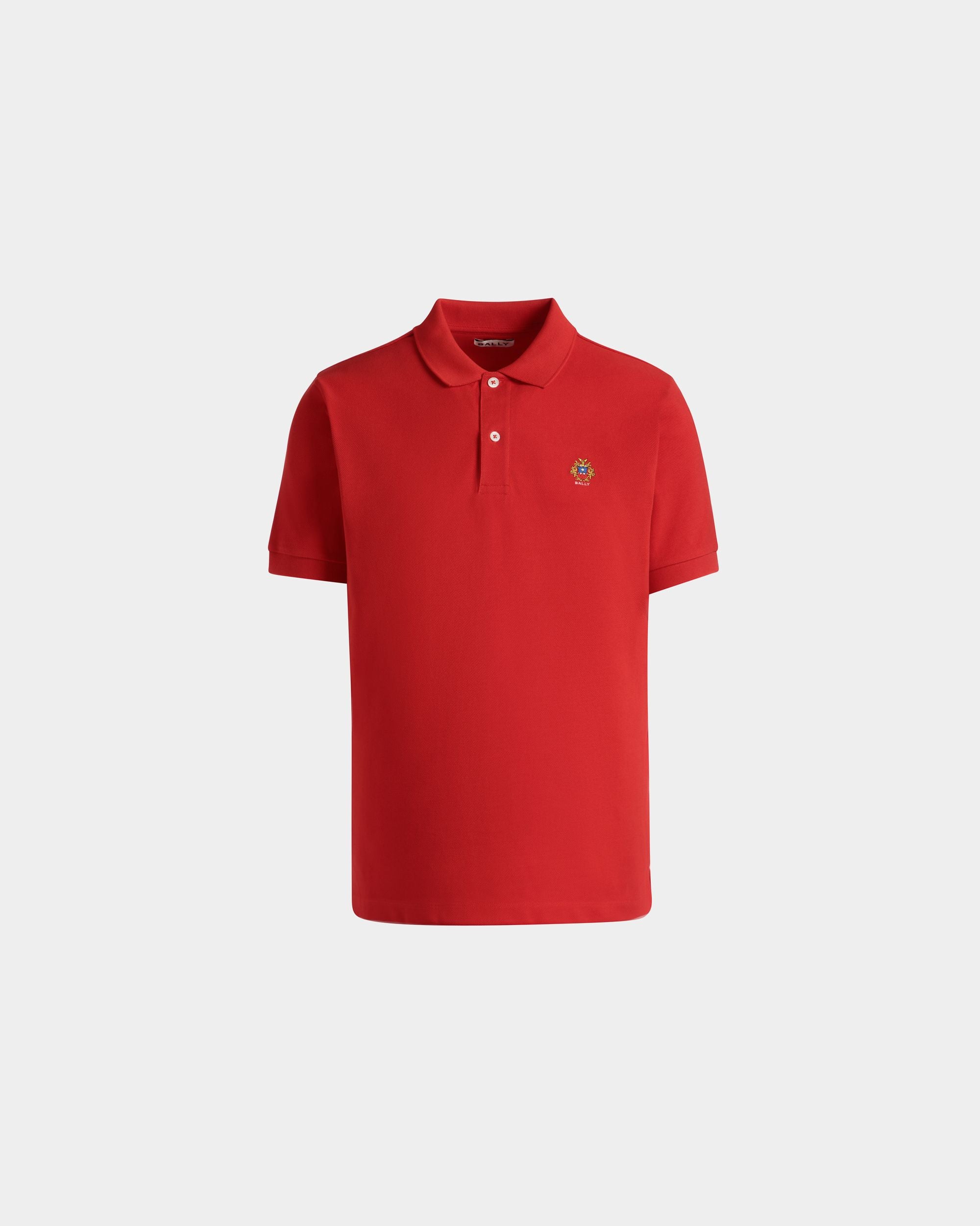 Poloshirt Aus Baumwolle In Rot - Uomo - Bally - 01