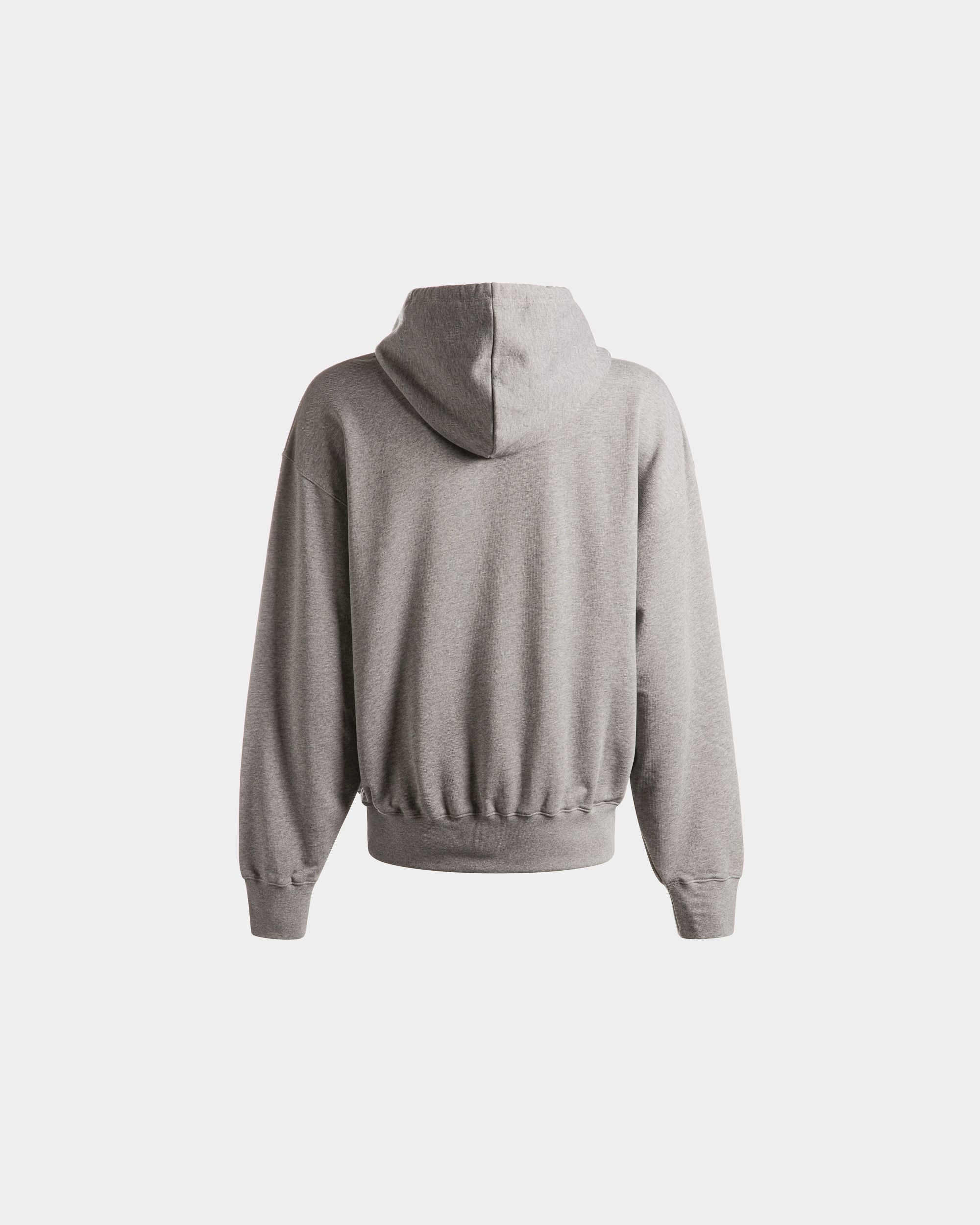 Sweat-Shirt En Coton Gris Chiné - Homme - Bally - 07