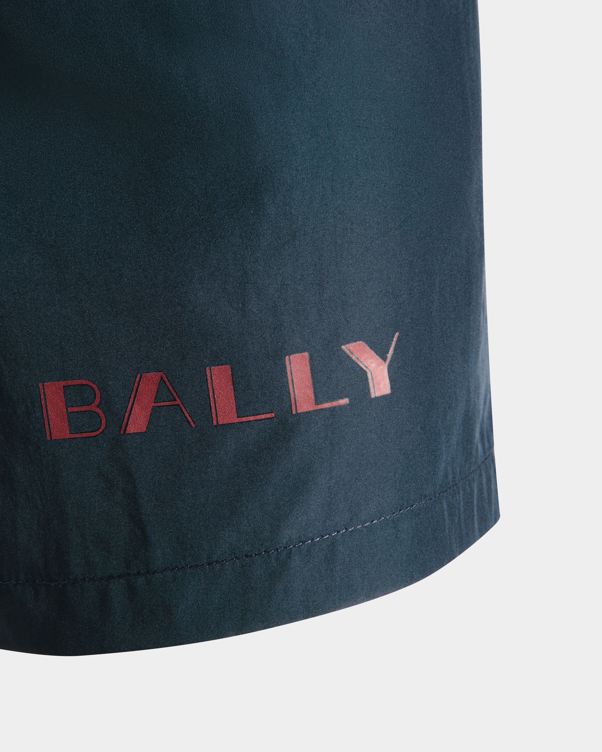Summer Capsule Badebekleidung Aus Technischem Popeline In Marineblau - Herren - Bally - 05