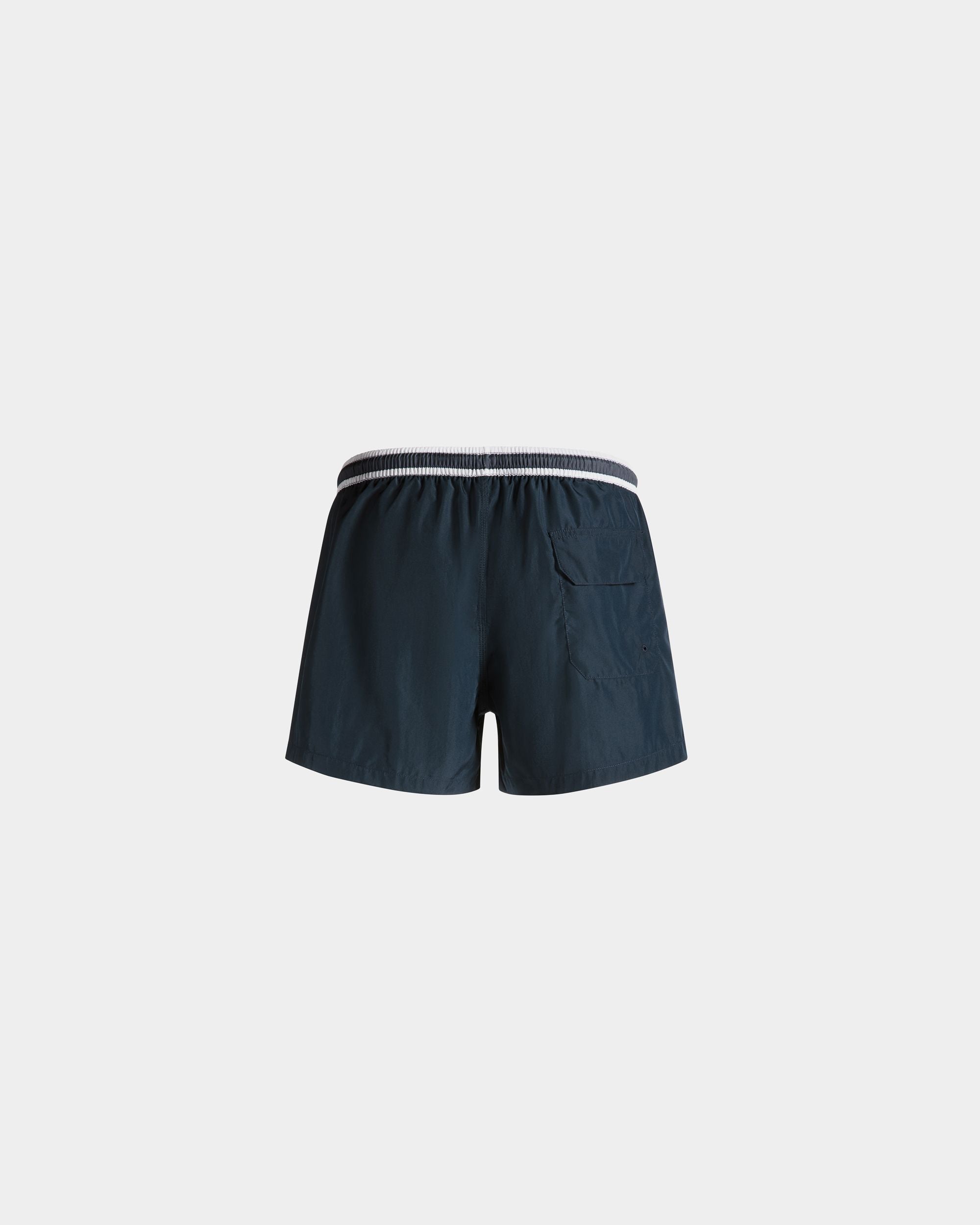 Summer Capsule Badebekleidung Aus Technischem Popeline In Marineblau - Herren - Bally - 08