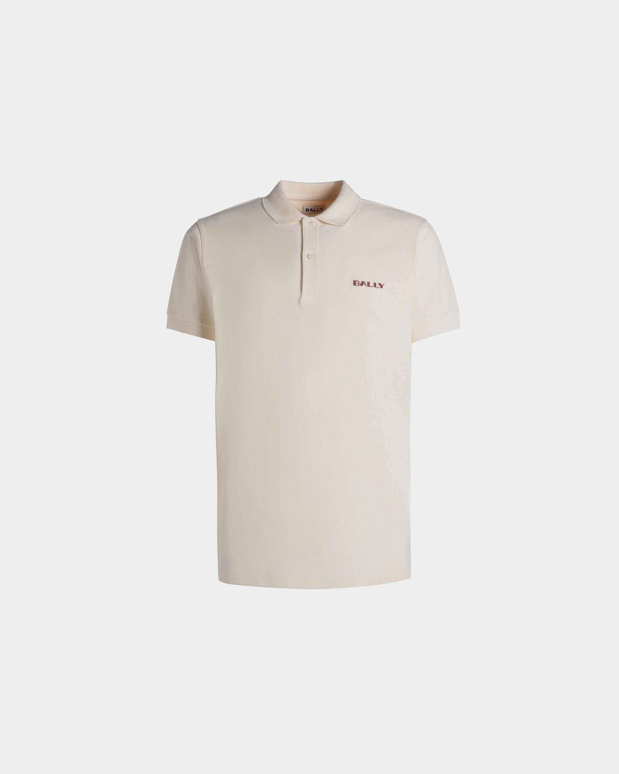 Polo Summer Capsule En Coton Blanc - Homme - Bally - 01
