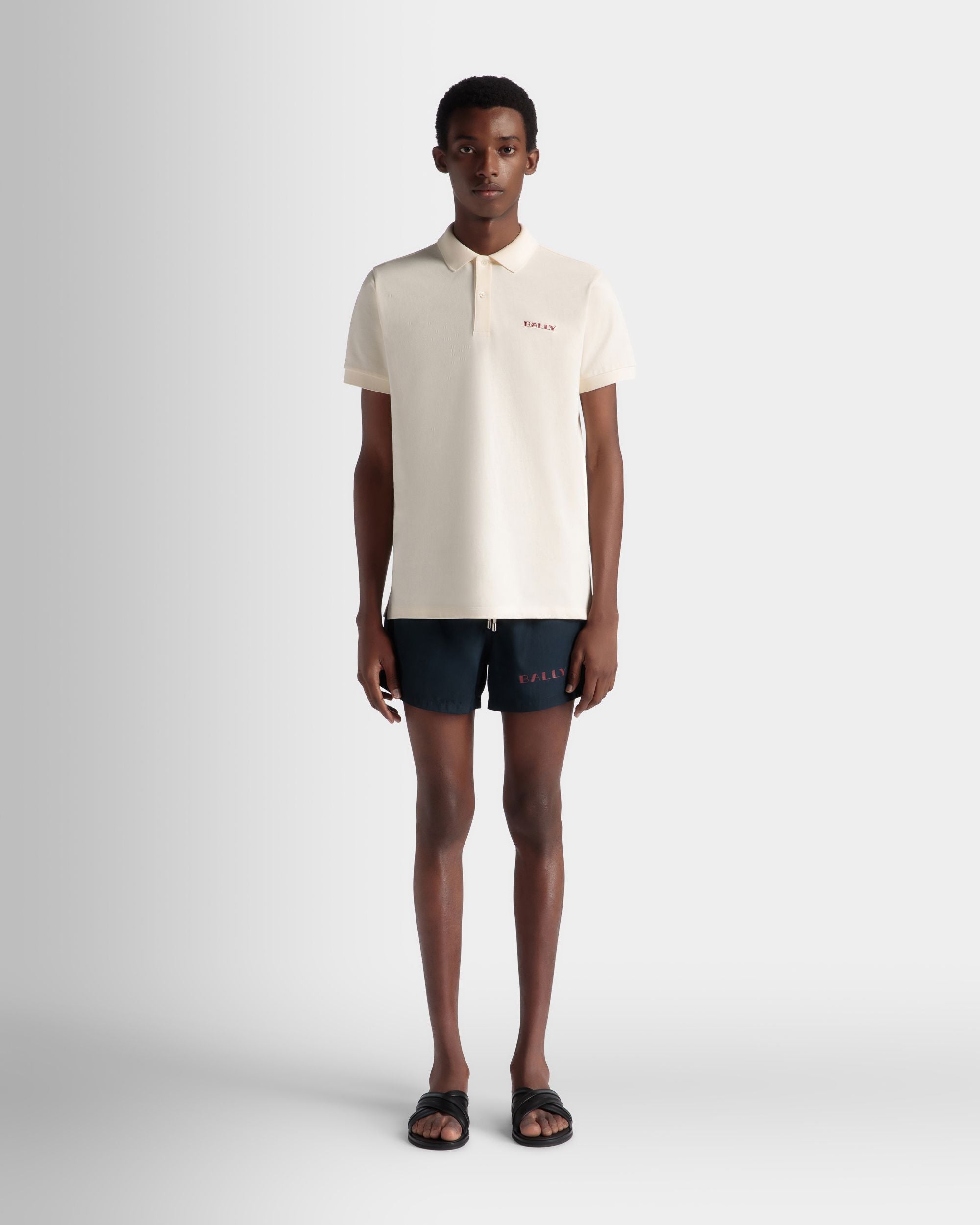 Polo Summer Capsule En Coton Blanc - Homme - Bally - 02