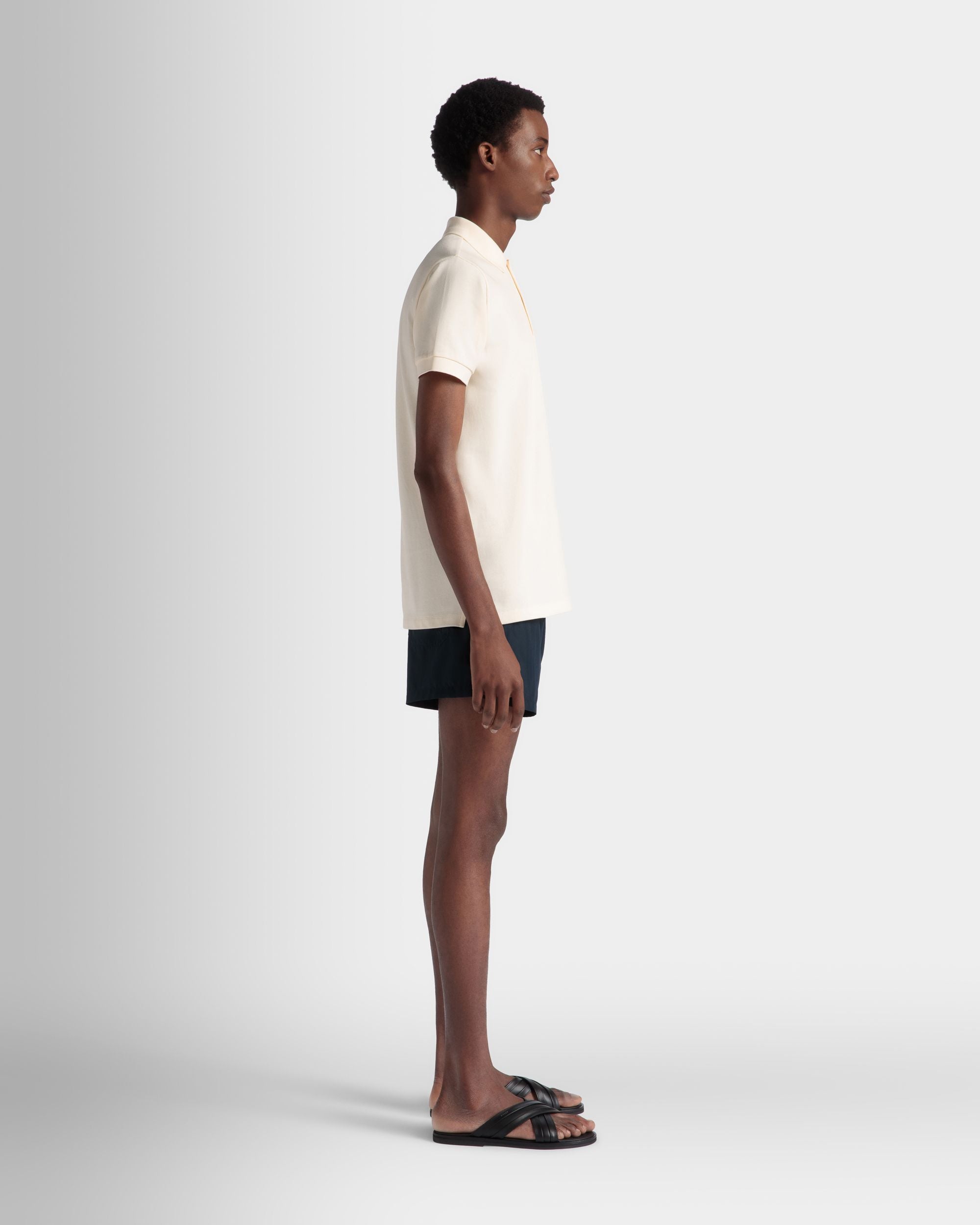 Polo Summer Capsule En Coton Blanc - Homme - Bally - 06
