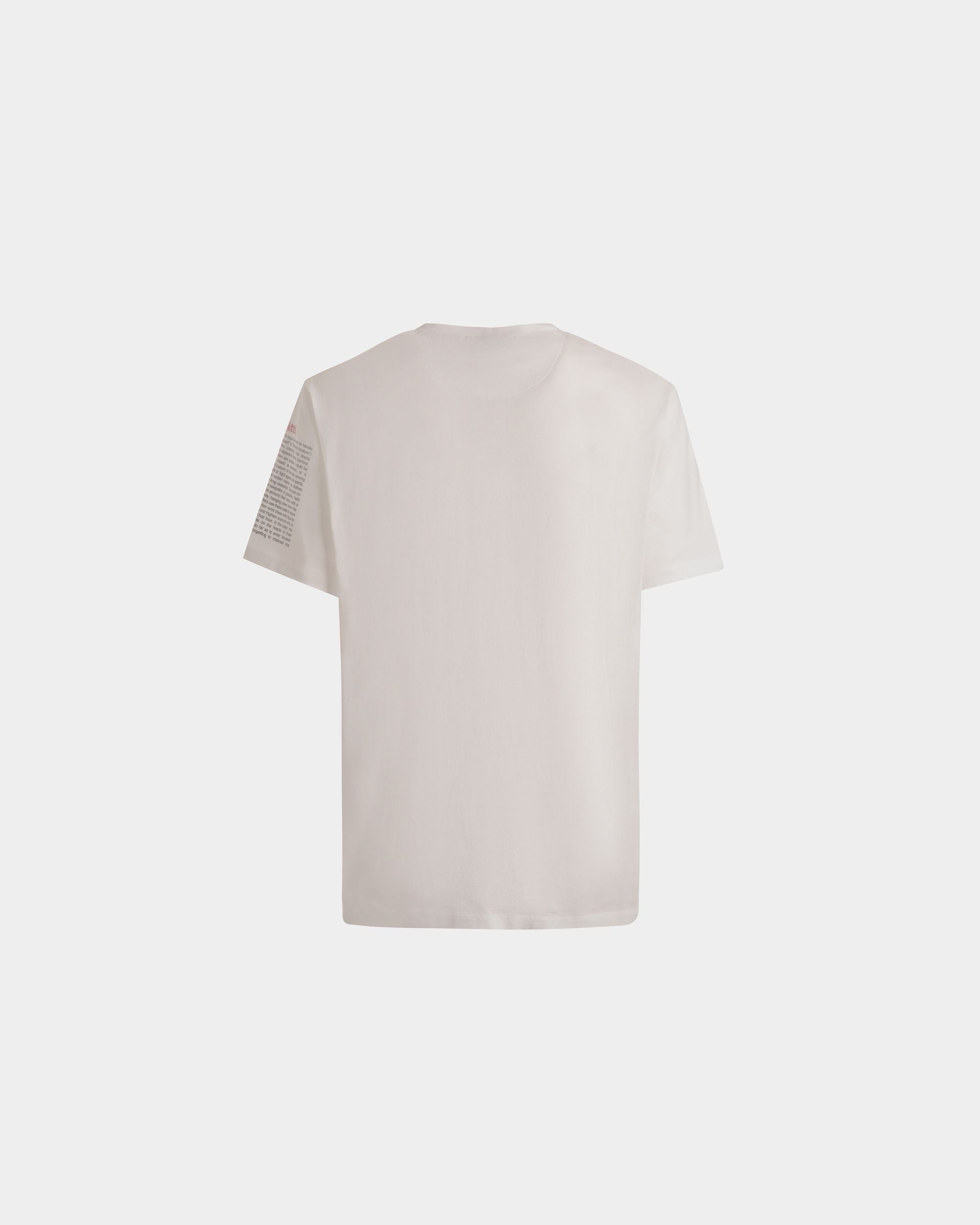 T-Shirt Mit Forest Mask Aus Baumwolle In Weiß - Herren - Bally - 07