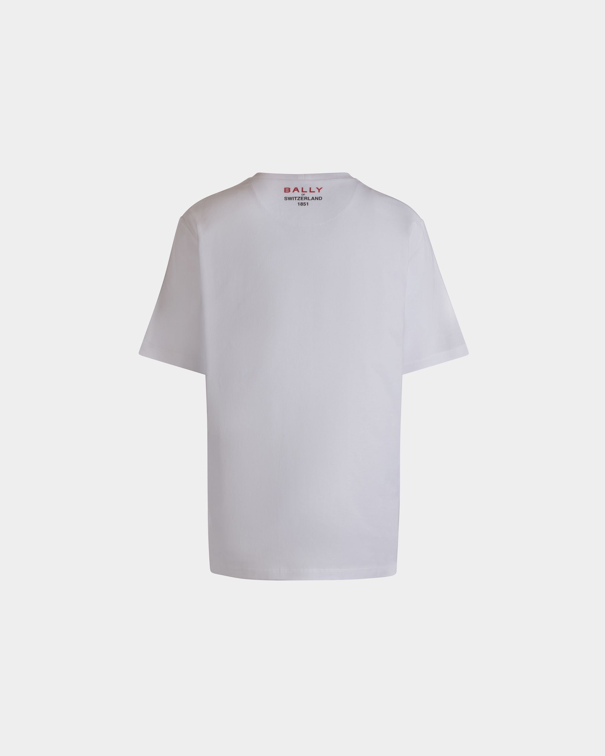T-Shirt Bally Instinct In White Cotton - Men's - Bally - 07