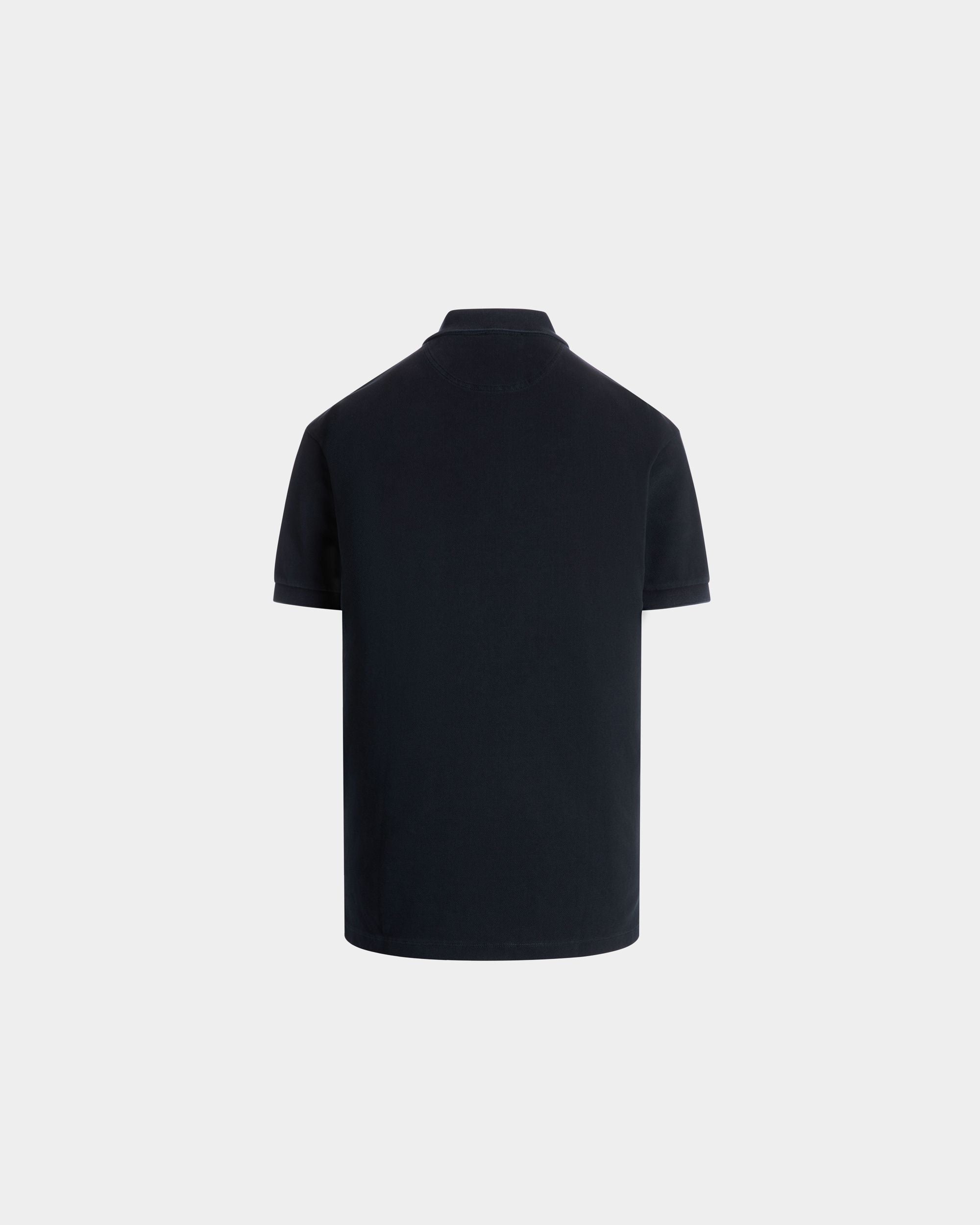Poloshirt Aus Baumwolle In Navy Blue - Herren - Bally - 03