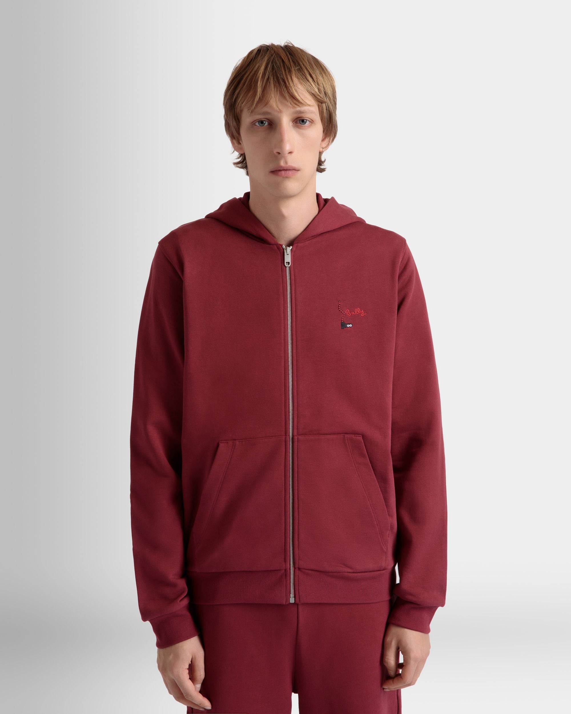 Felpa Con Cappuccio In Cotone Sirah - Uomo - Bally - 08