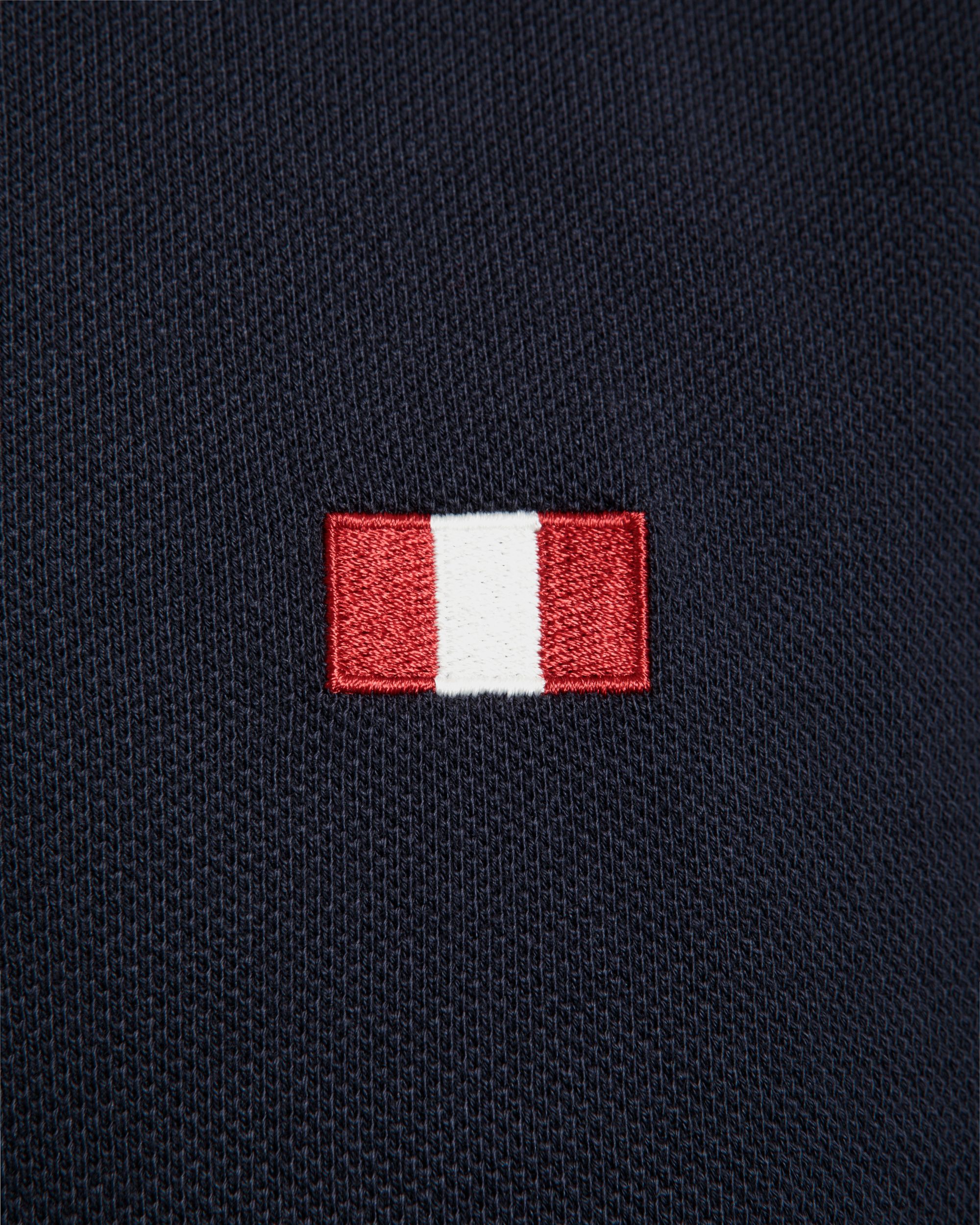 Poloshirt Aus Baumwolle In Navy Blue Mit Bally-Flagge - Homme - Bally - 04