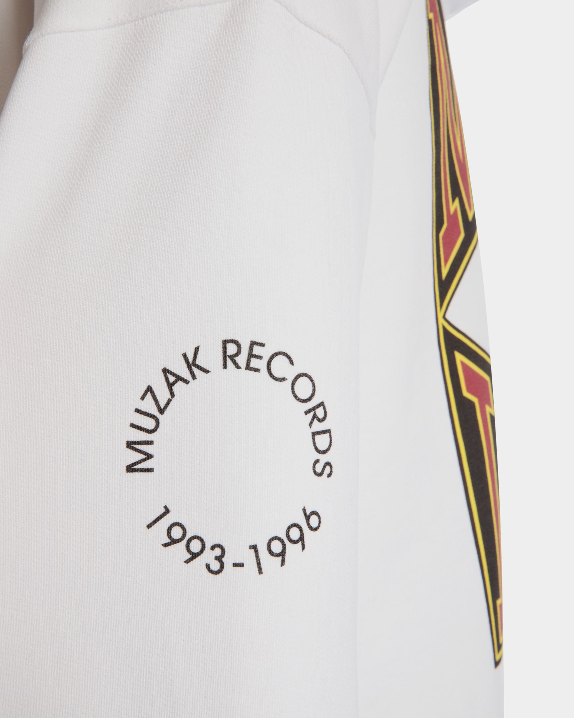 Felpa Con Cappuccio DJ Leo Mas X Bally In Cotone Bianco Con Stampa Muzak - Uomo - Bally - 04