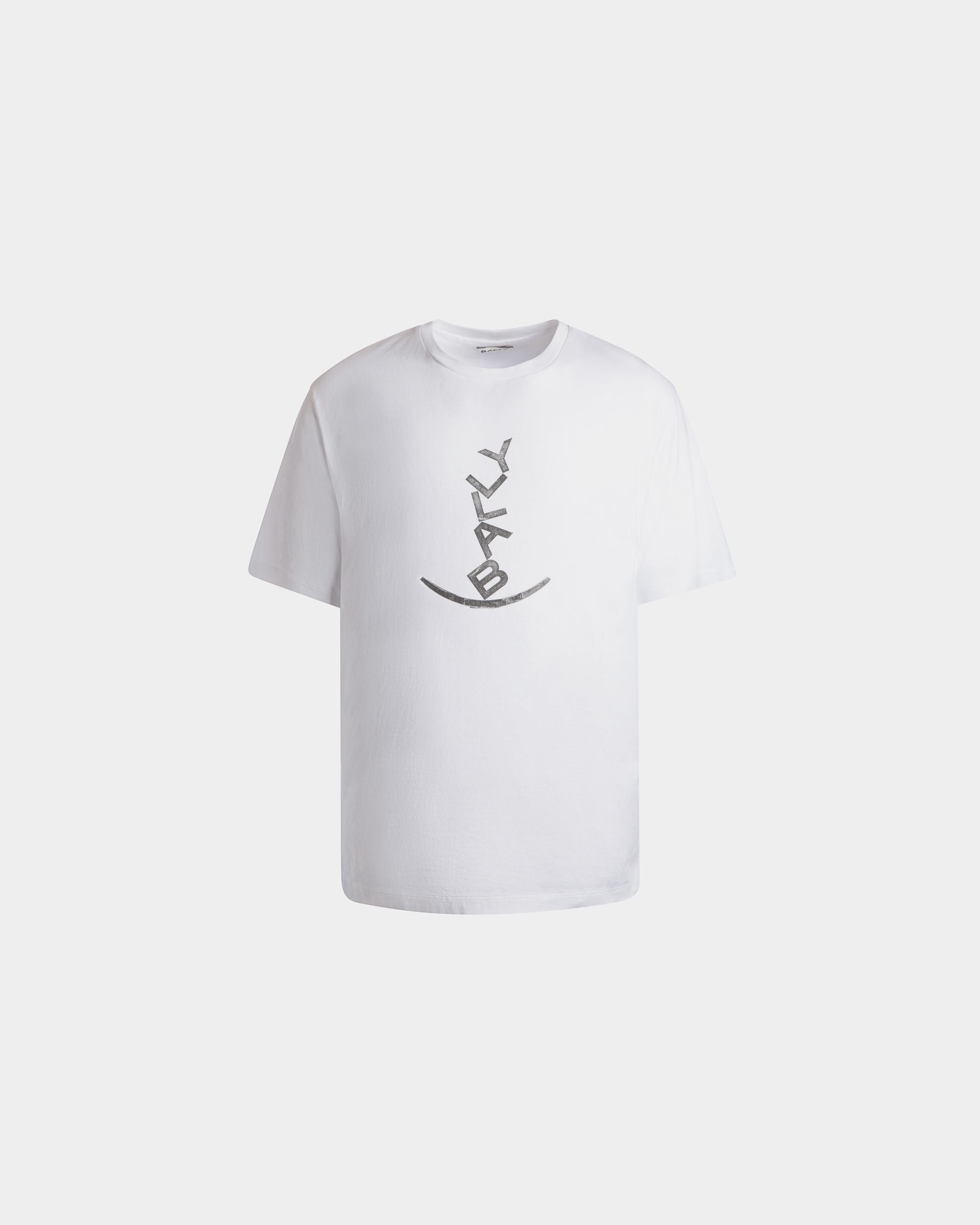 T-Shirt Mit Beni Bischof Rocking-Bally-Grafik Aus Weißer Baumwolle - Herren - Bally - 01