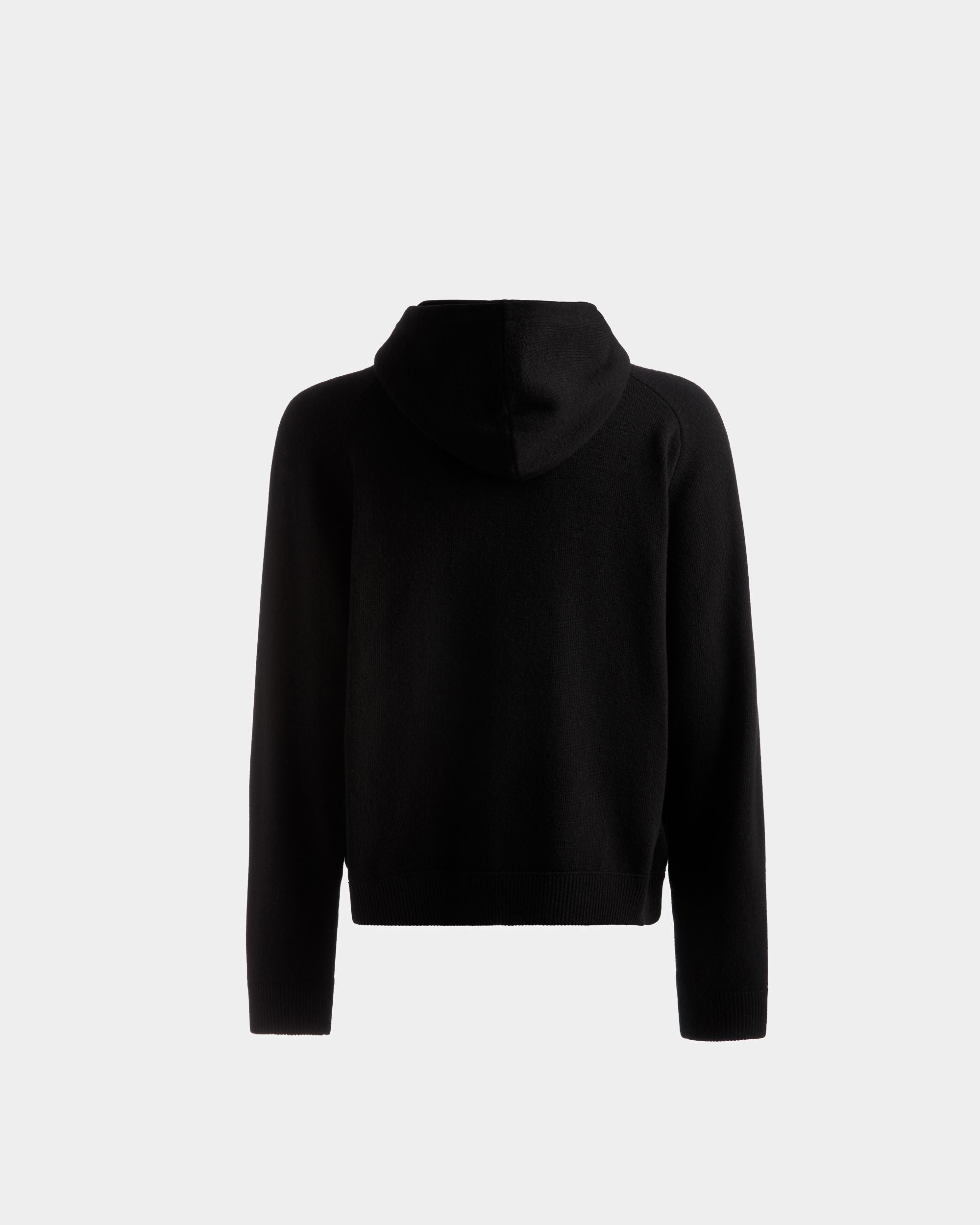 Sweat-Shirt En Laine Et Cachemire Bleu Marine - Homme - Bally - 02