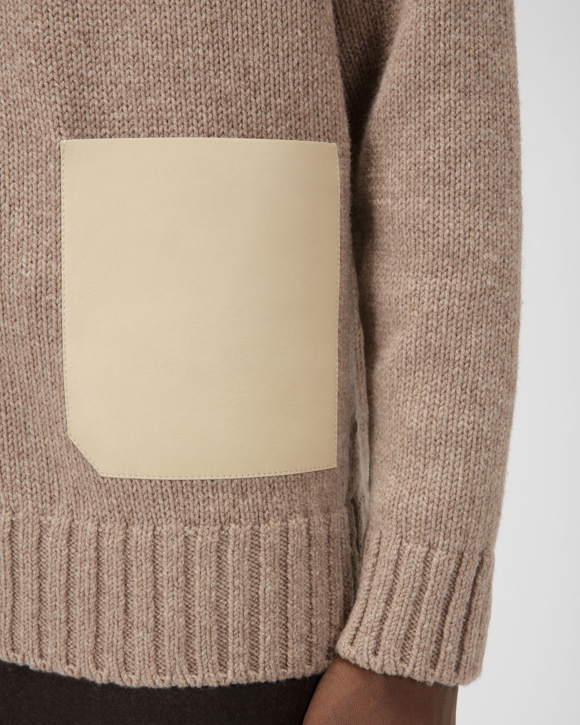 Wollpullover In Beige - Herren - Bally - 02