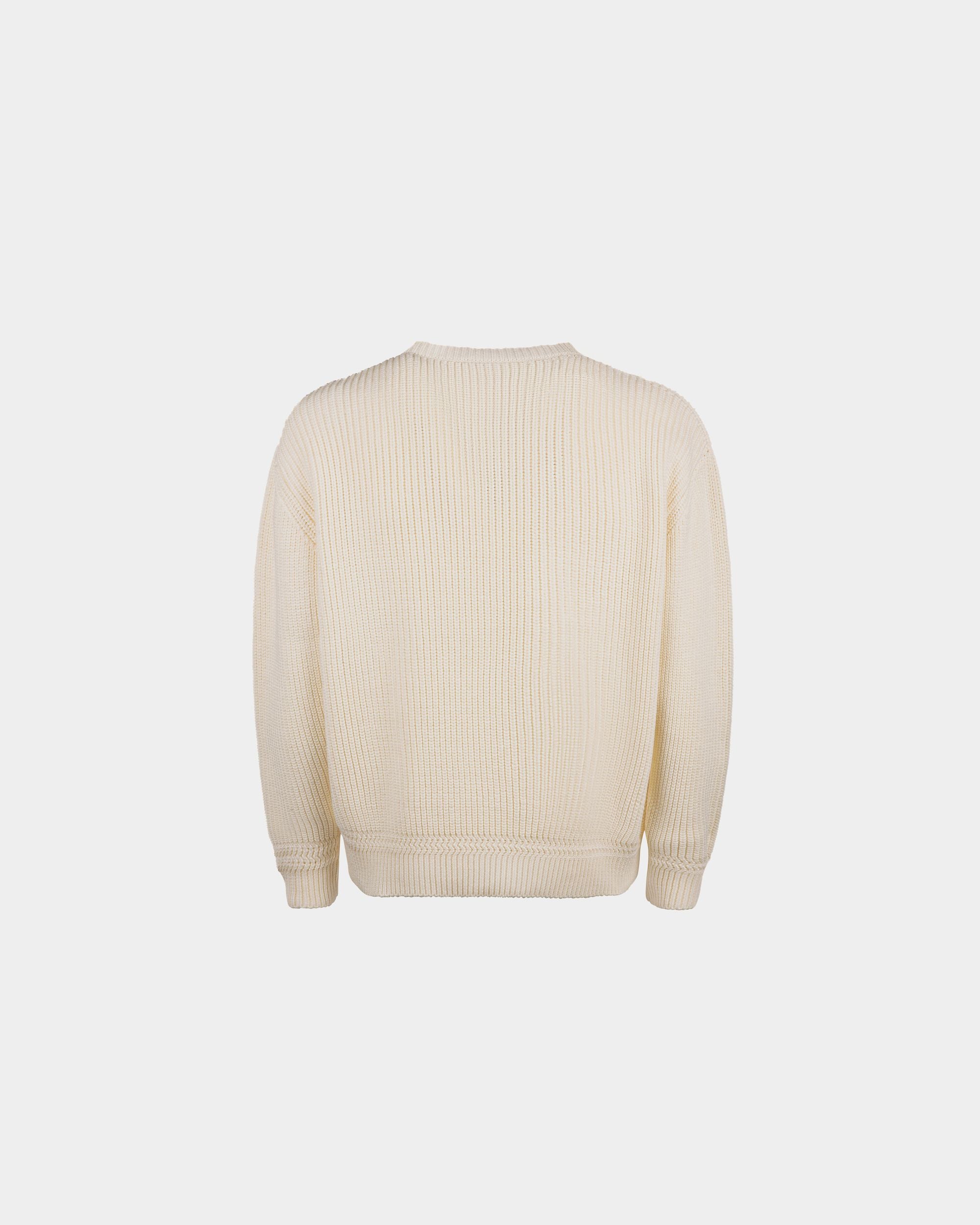 Crewneck Sweater in Cotton - Men's - Bally - 03