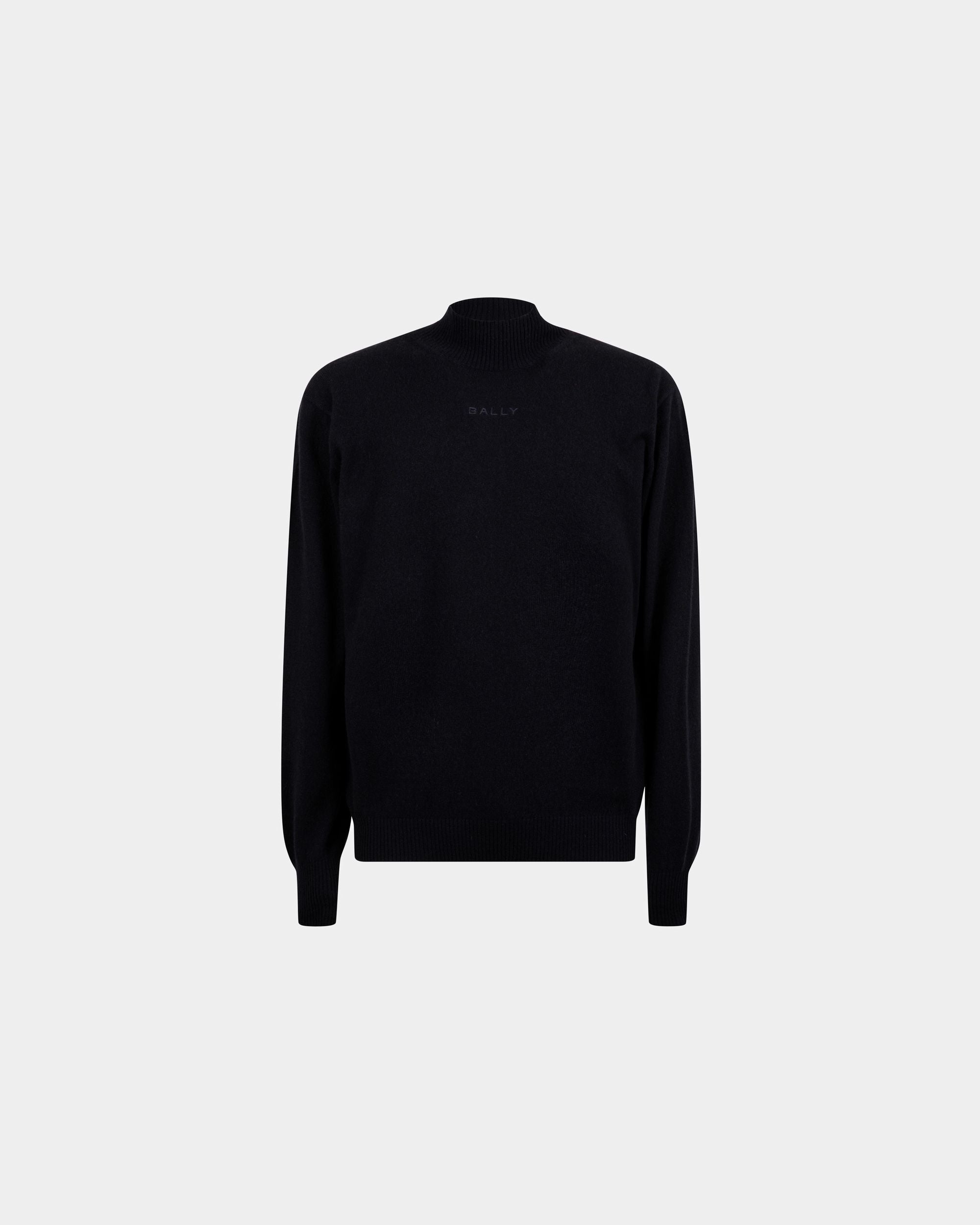 Maglione Dolcevita In Cachemire Blu Scuro - Uomo - Bally - 01