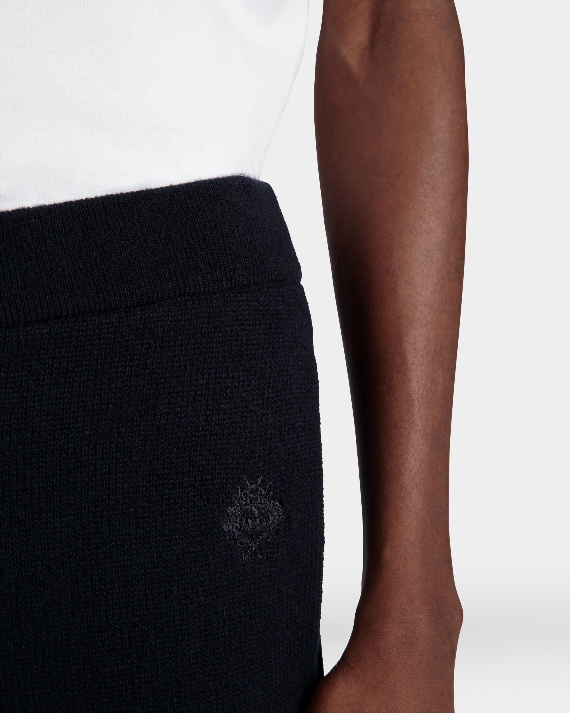 Sweathose Aus Einer Wollmischung In Navy Blue Aus Der Adrien Brody Travel-Kollektion - Herren - Bally - 04