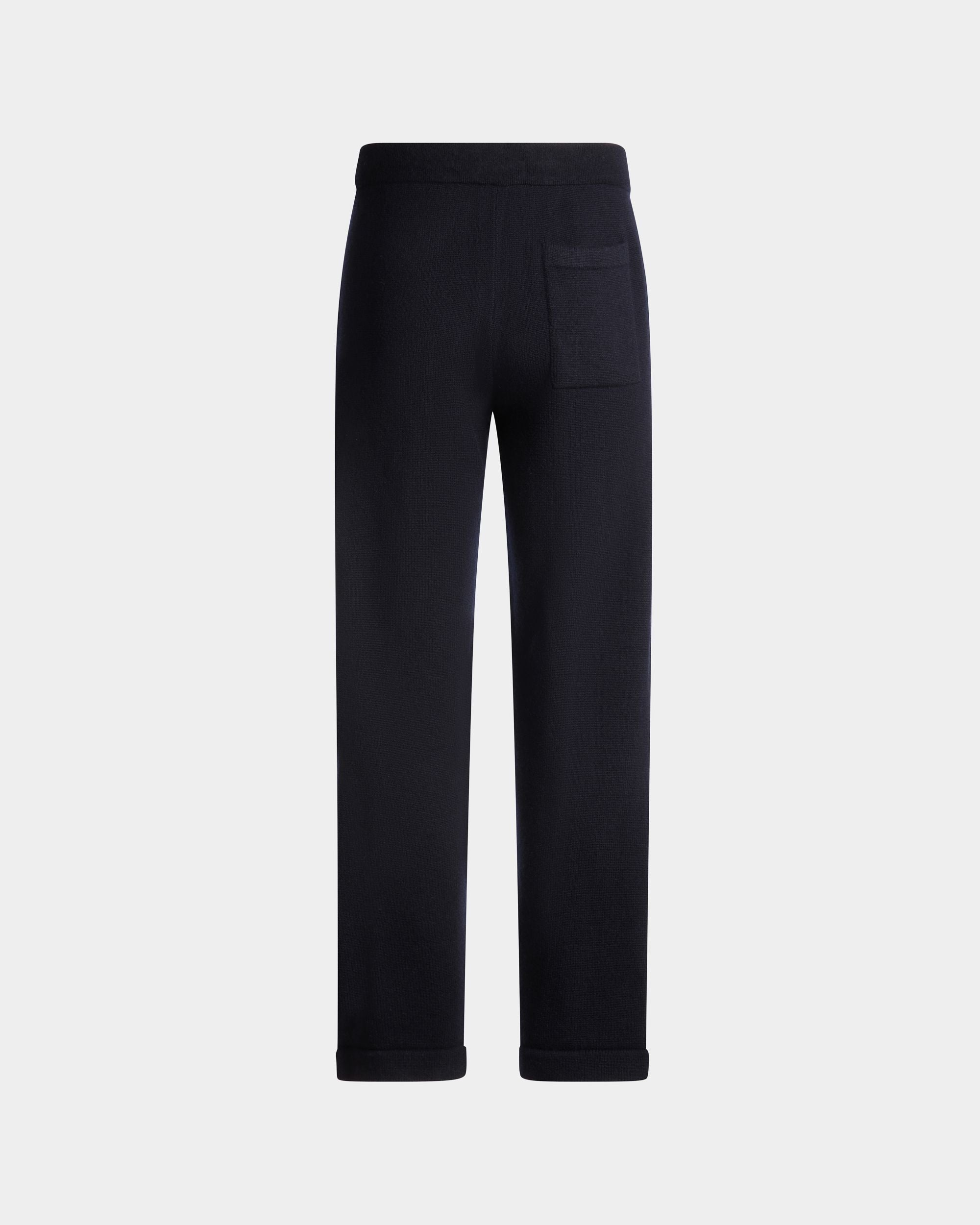 Sweathose Aus Einer Wollmischung In Navy Blue Aus Der Adrien Brody Travel-Kollektion - Herren - Bally - 09