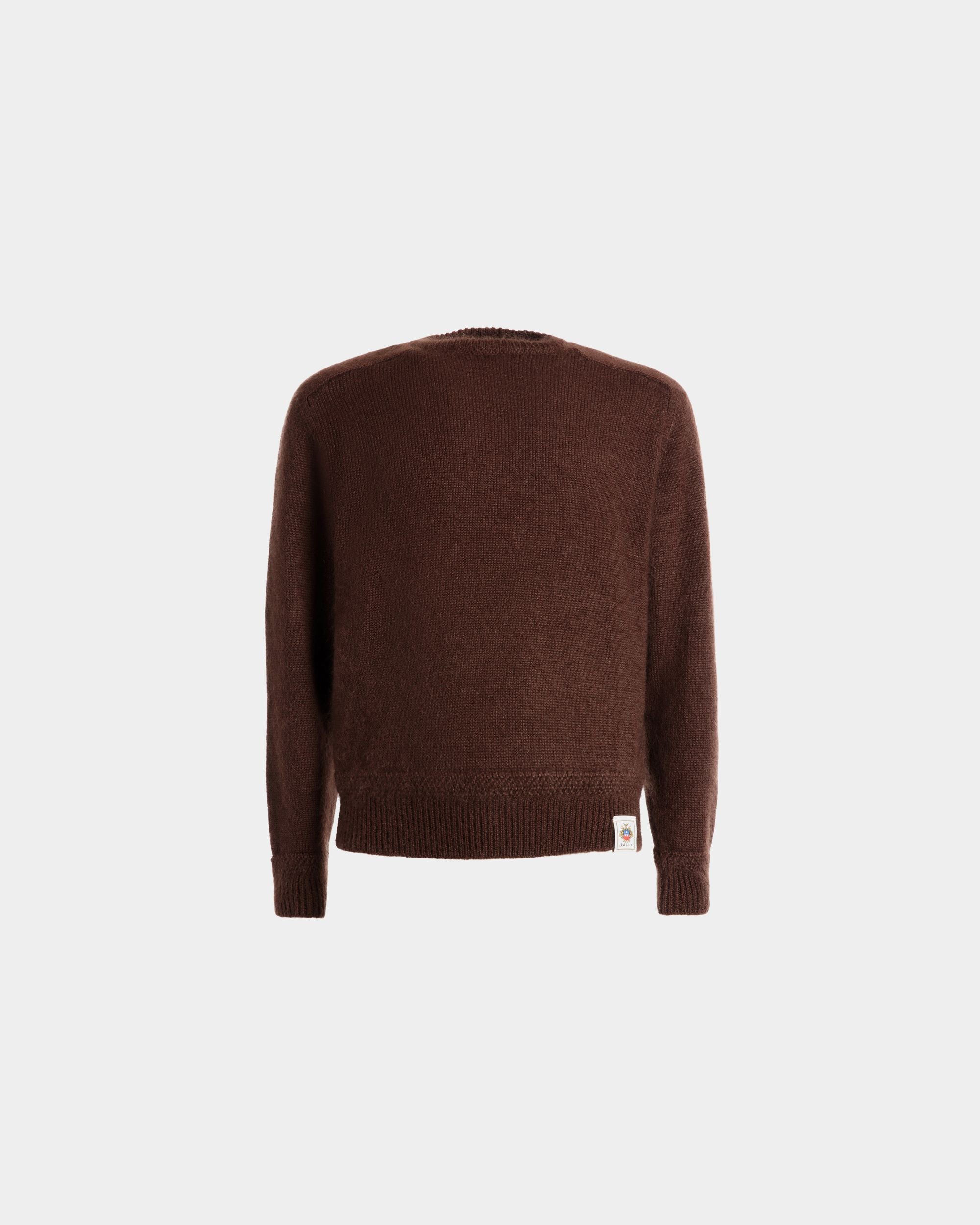 Rundhalspullover Aus Mohair Und Seide In Braun - Herren - Bally - 01