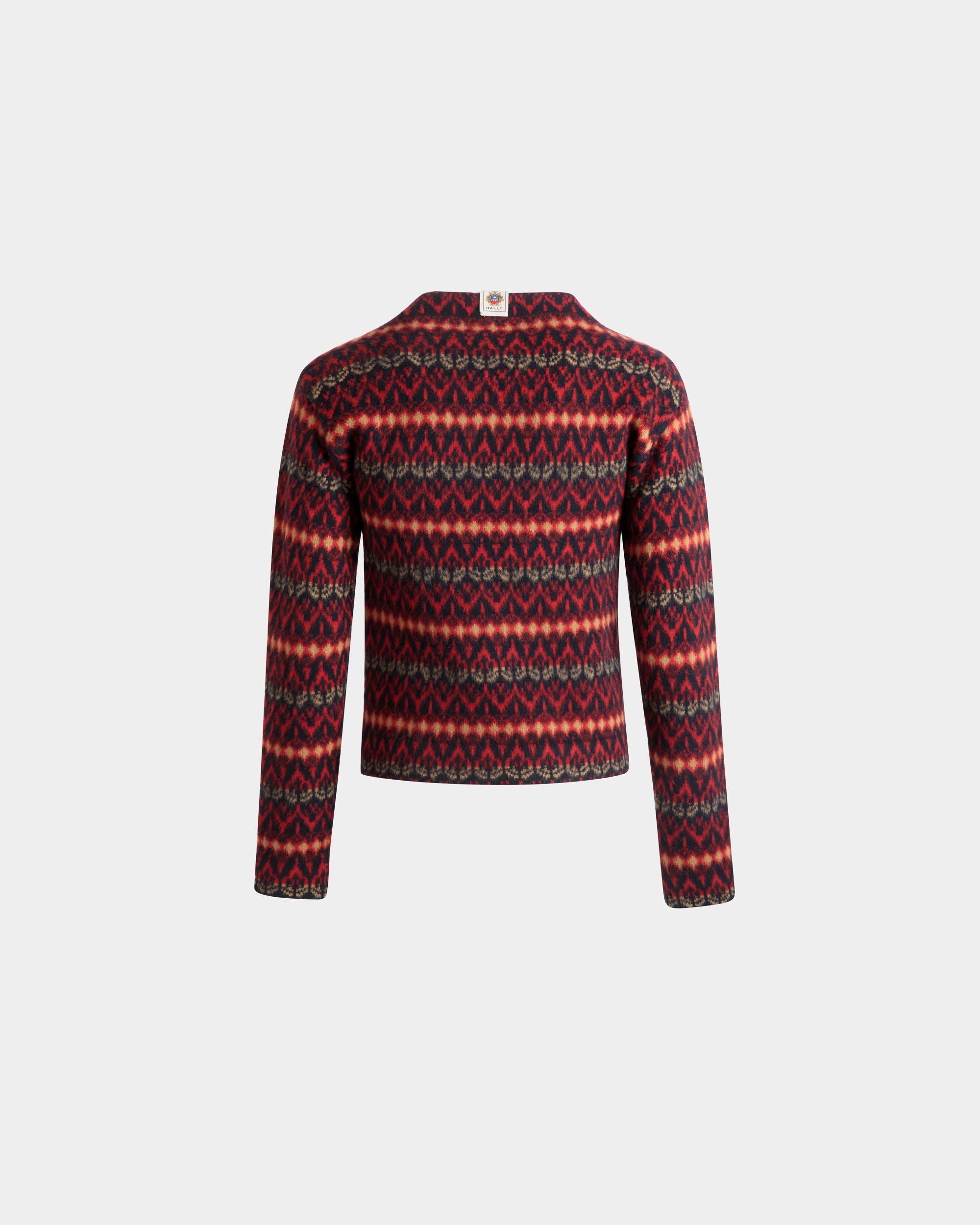 Pullover Mit Rundhalsausschnitt Aus Mehrfarbiger Wolle - Herren - Bally - 03