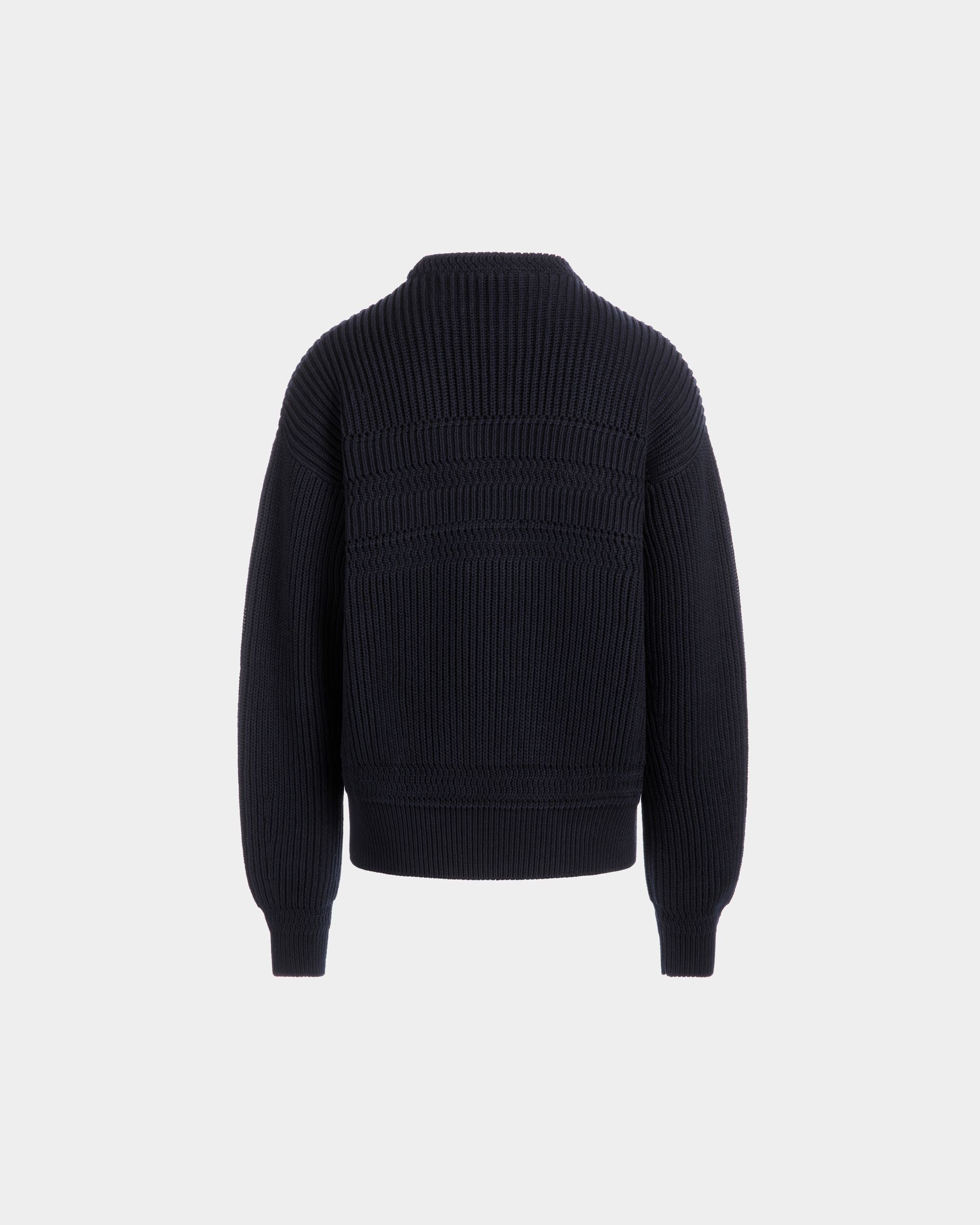 Pullover Girocollo In Cotone Navy Blue - Uomo - Bally - 07