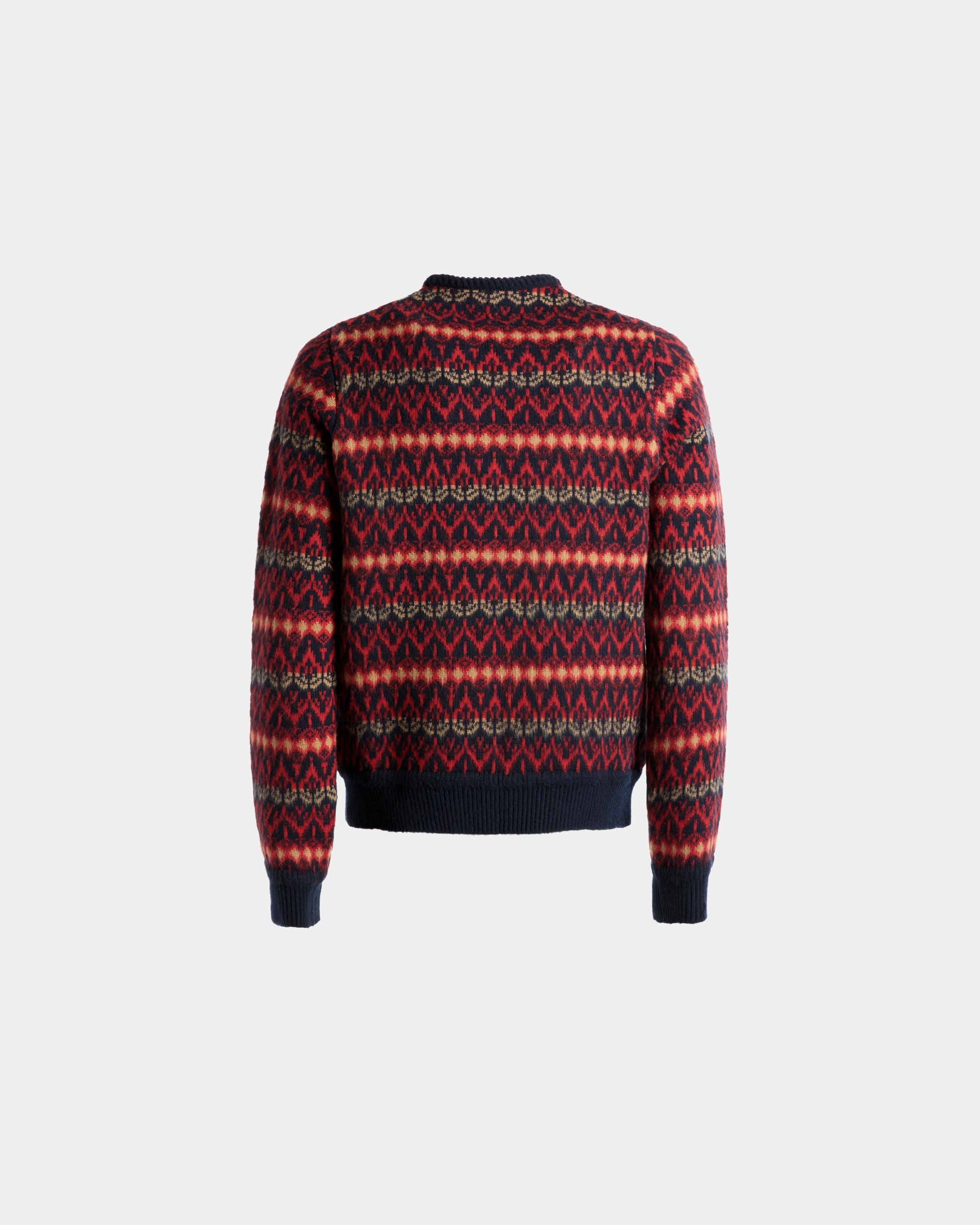 Pullover Mit Rundhalsausschnitt Aus Mehrfarbiger Wolle - Herren - Bally - 07