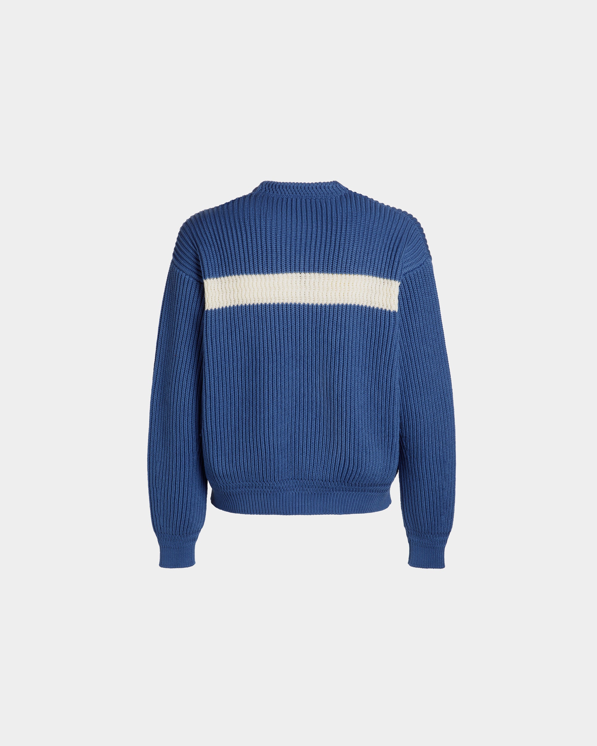 Pullover Girocollo In Cotone Medium Blue - Uomo - Bally - 07