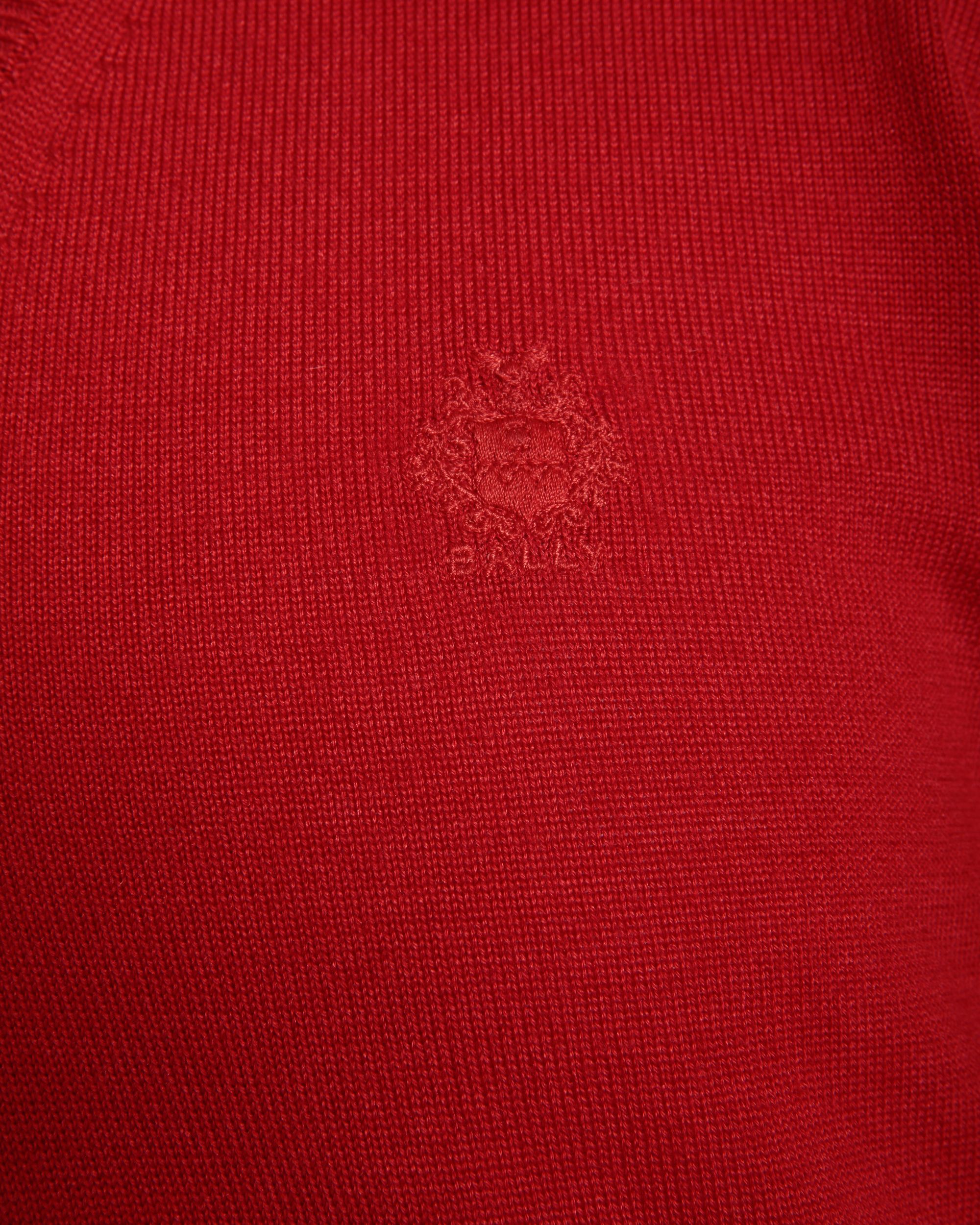 Knitwear V Neck In Red Mix Wool/Cash/Silk - Herren - Bally - 02