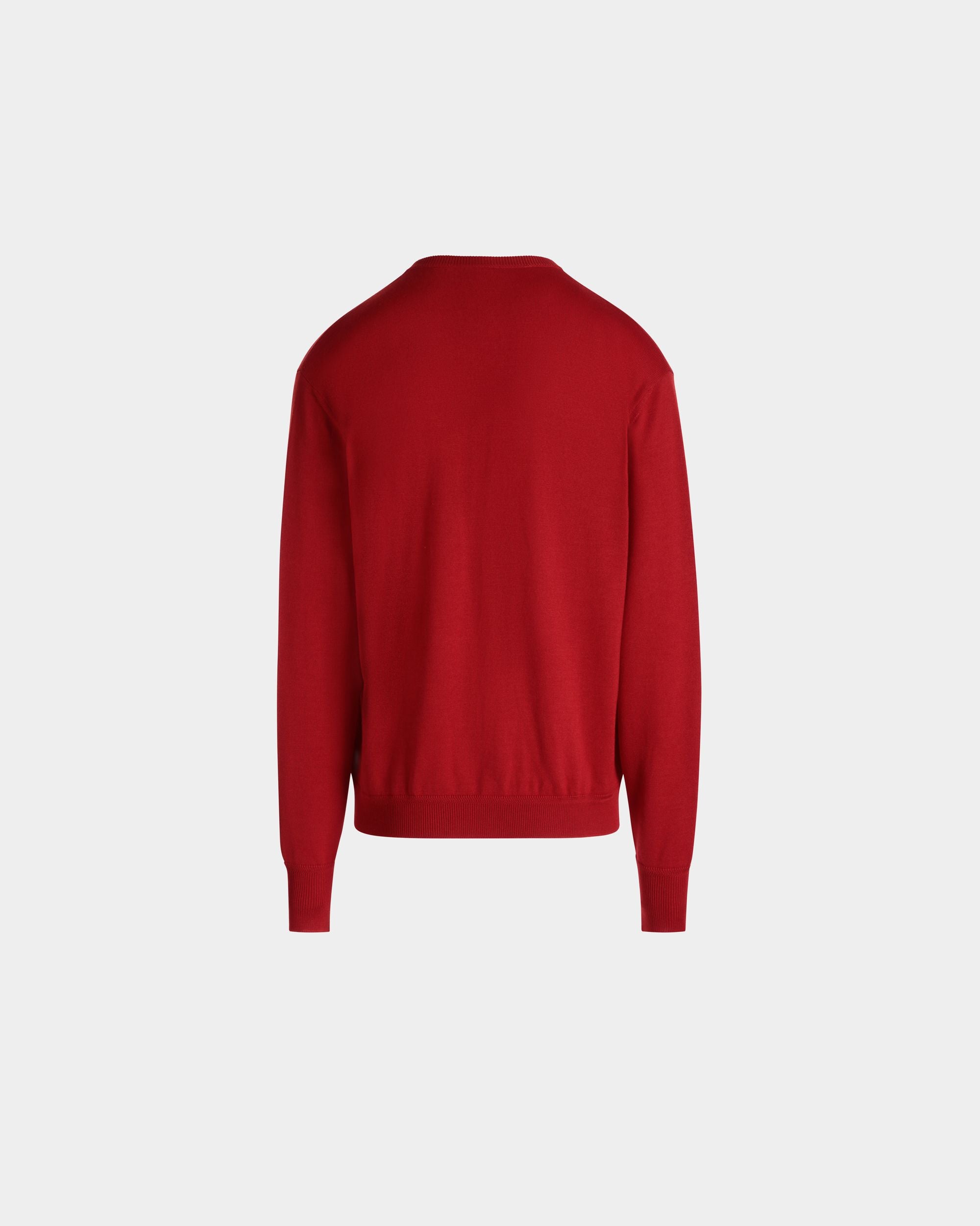 Knitwear V Neck In Red Mix Wool/Cash/Silk - Herren - Bally - 03