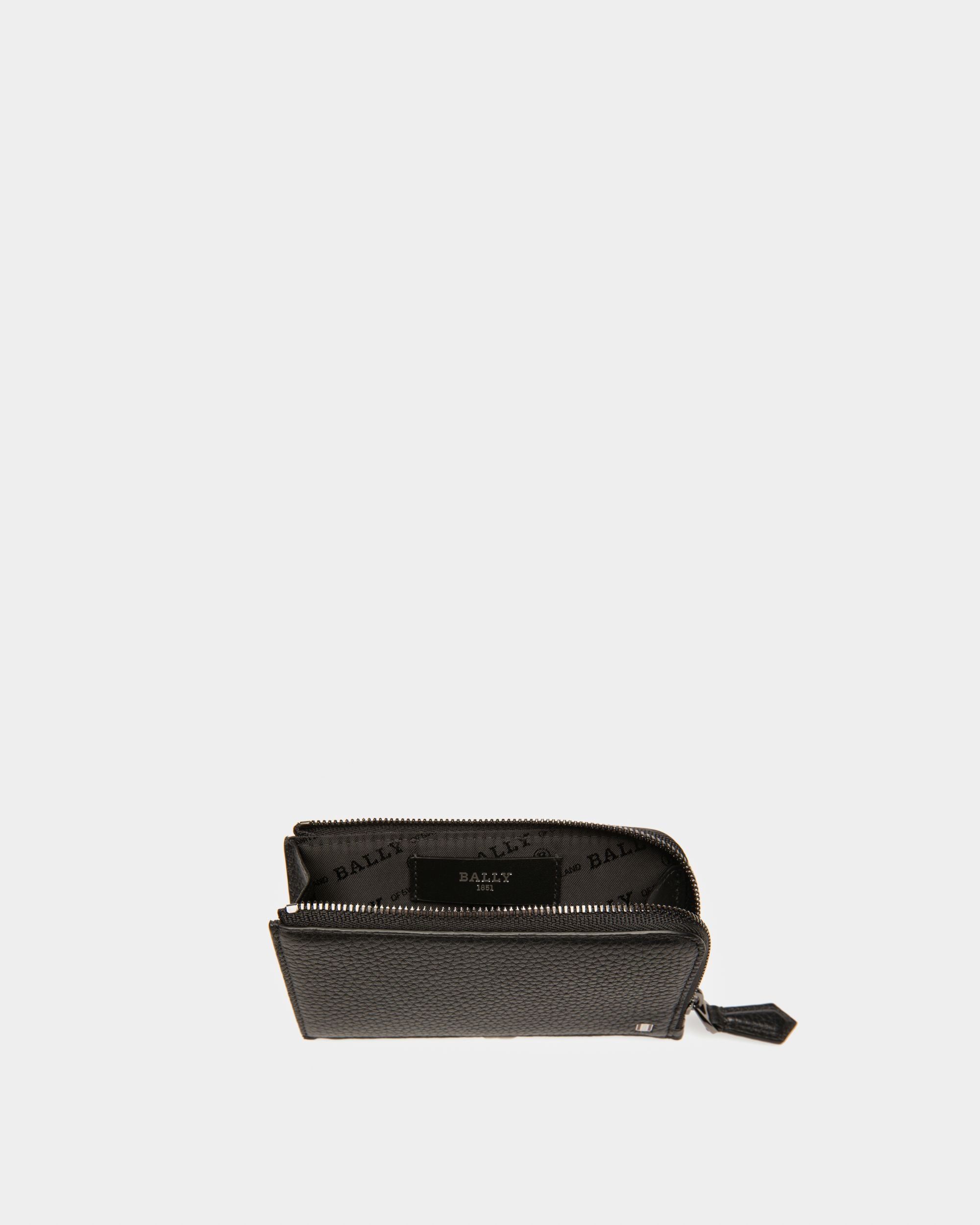 Bord Porte-Cartes En Cuir Noir - Homme - Bally - 03