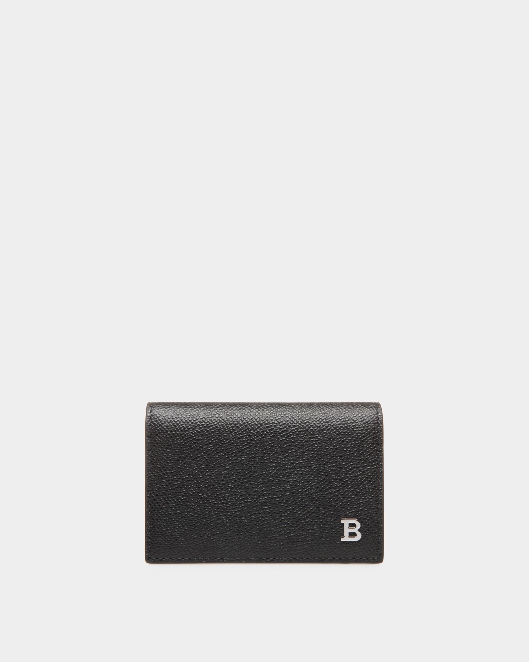 Business Card Holder In Black Bovine - Homme - Bally - 01