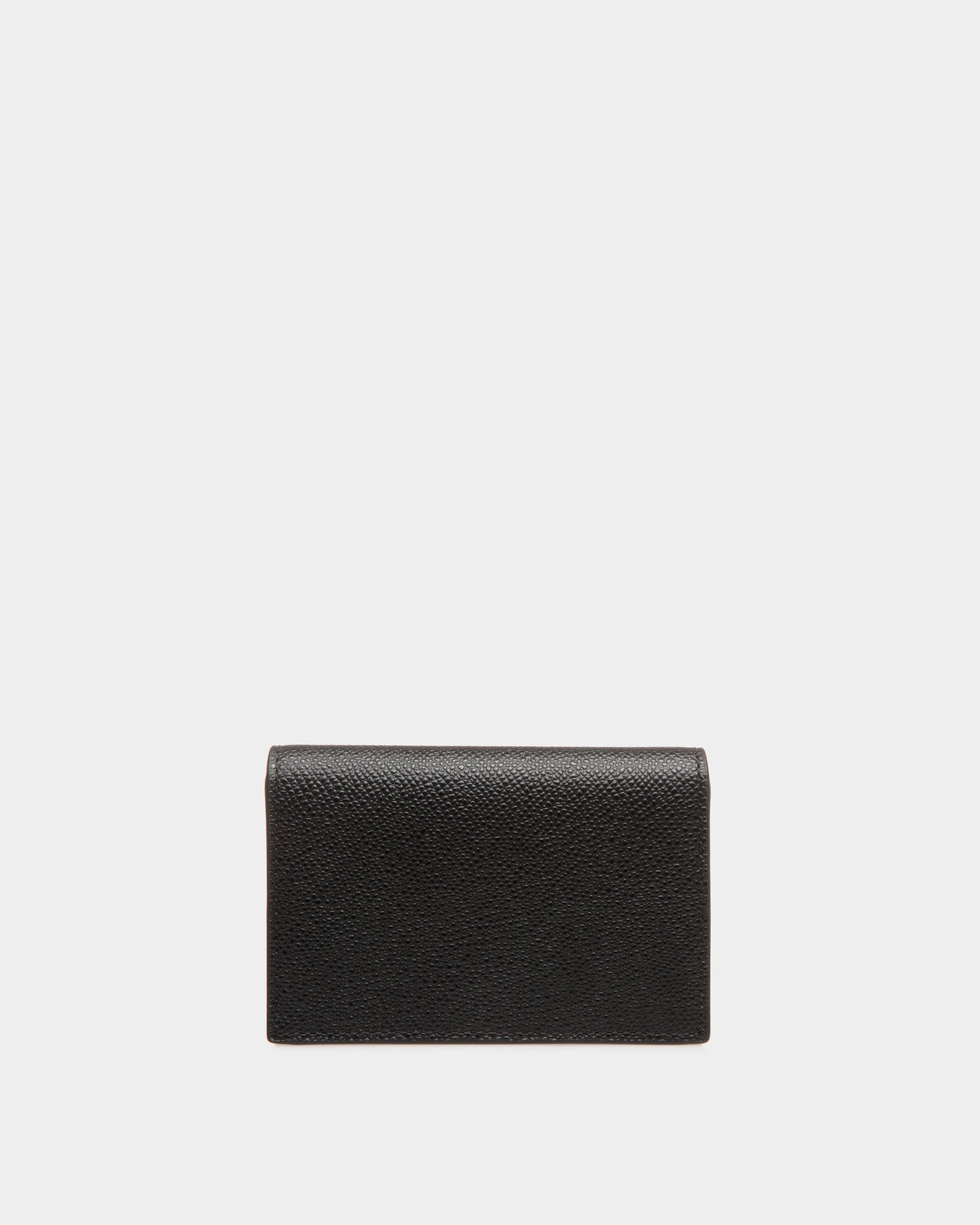 Business Card Holder In Black Bovine - Homme - Bally - 02