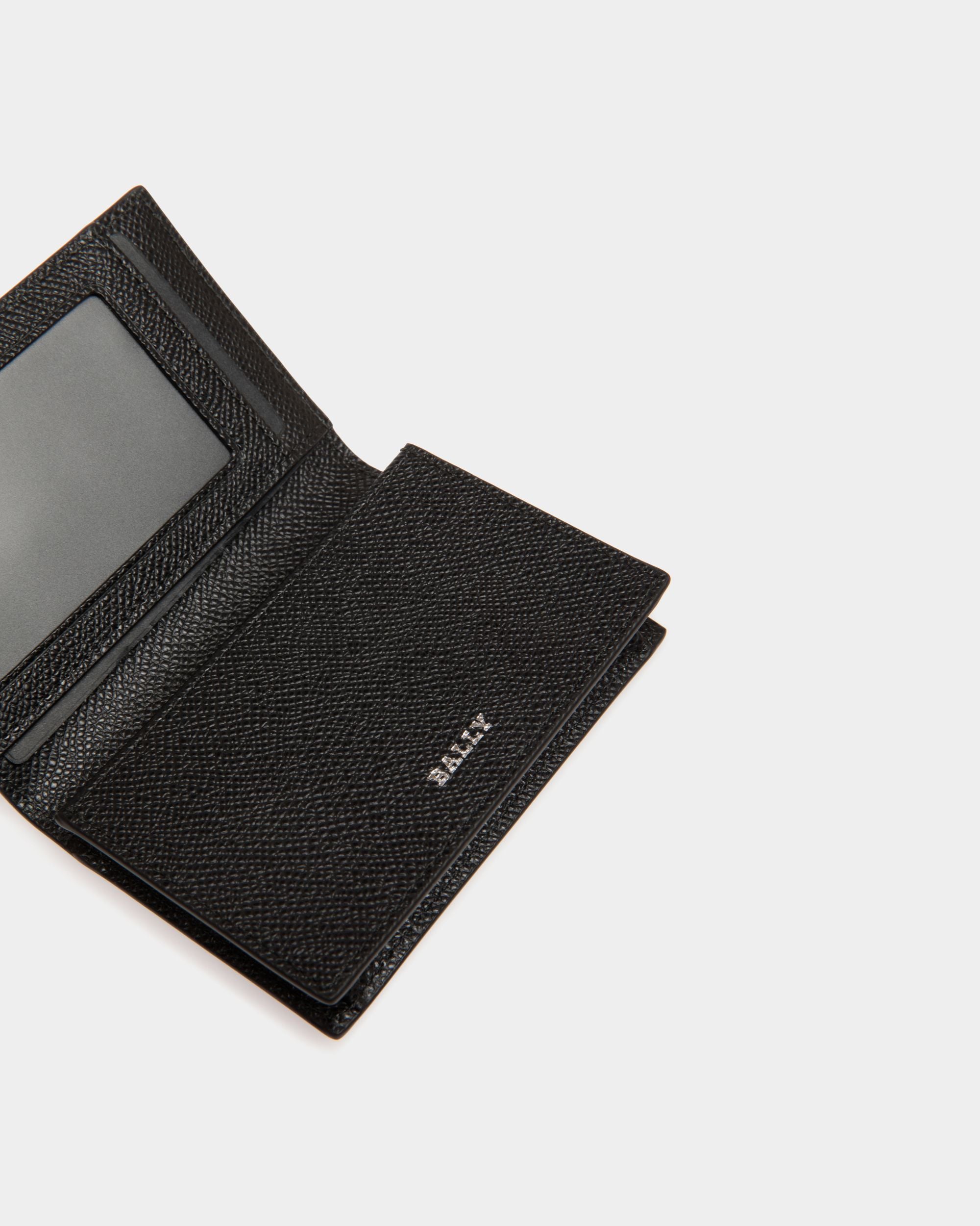 Business Card Holder In Black Bovine - Homme - Bally - 04