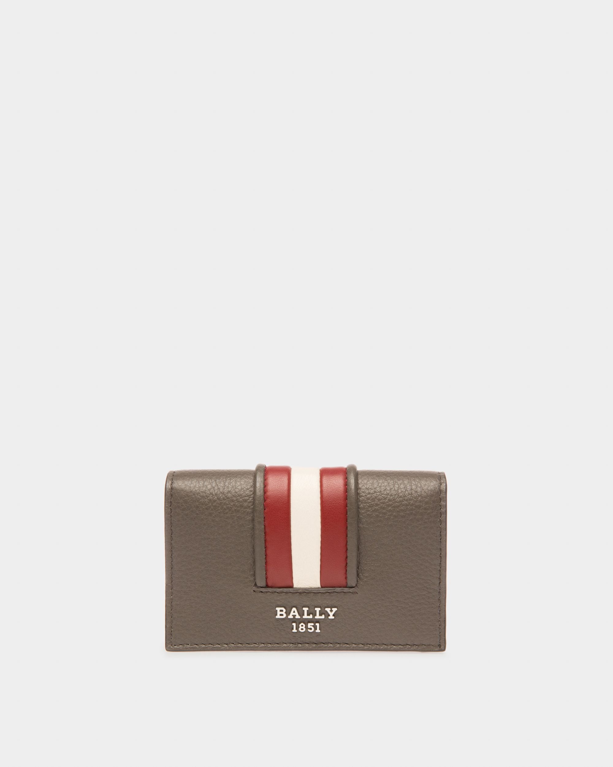 Balee Visitenkartenetui Aus Armeegrünem Leder - Herren - Bally - 01