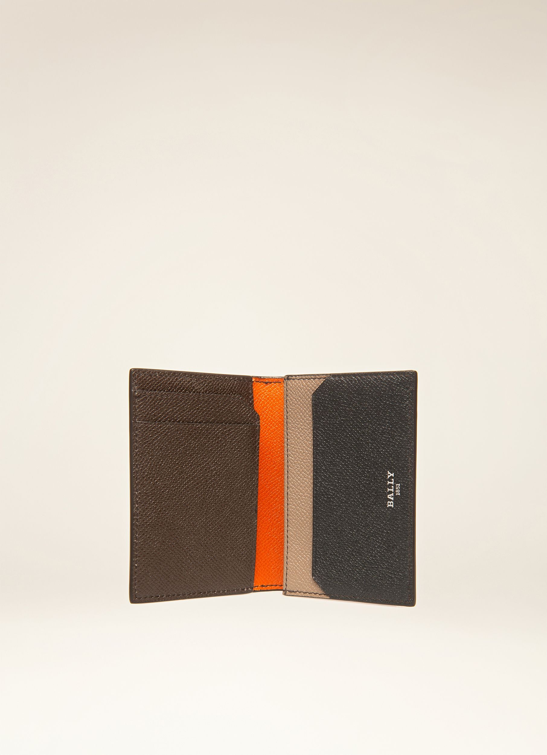Byrek Kartenetui Aus Ebenholzbraunem Leder - Herren - Bally - 04