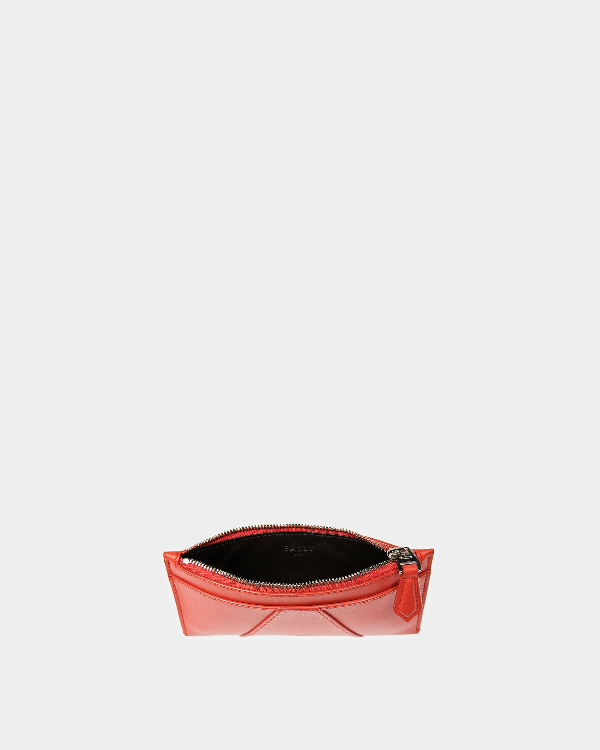 Adley Porte-cartes De Visite En Cuir Orange - Homme - Bally - 03