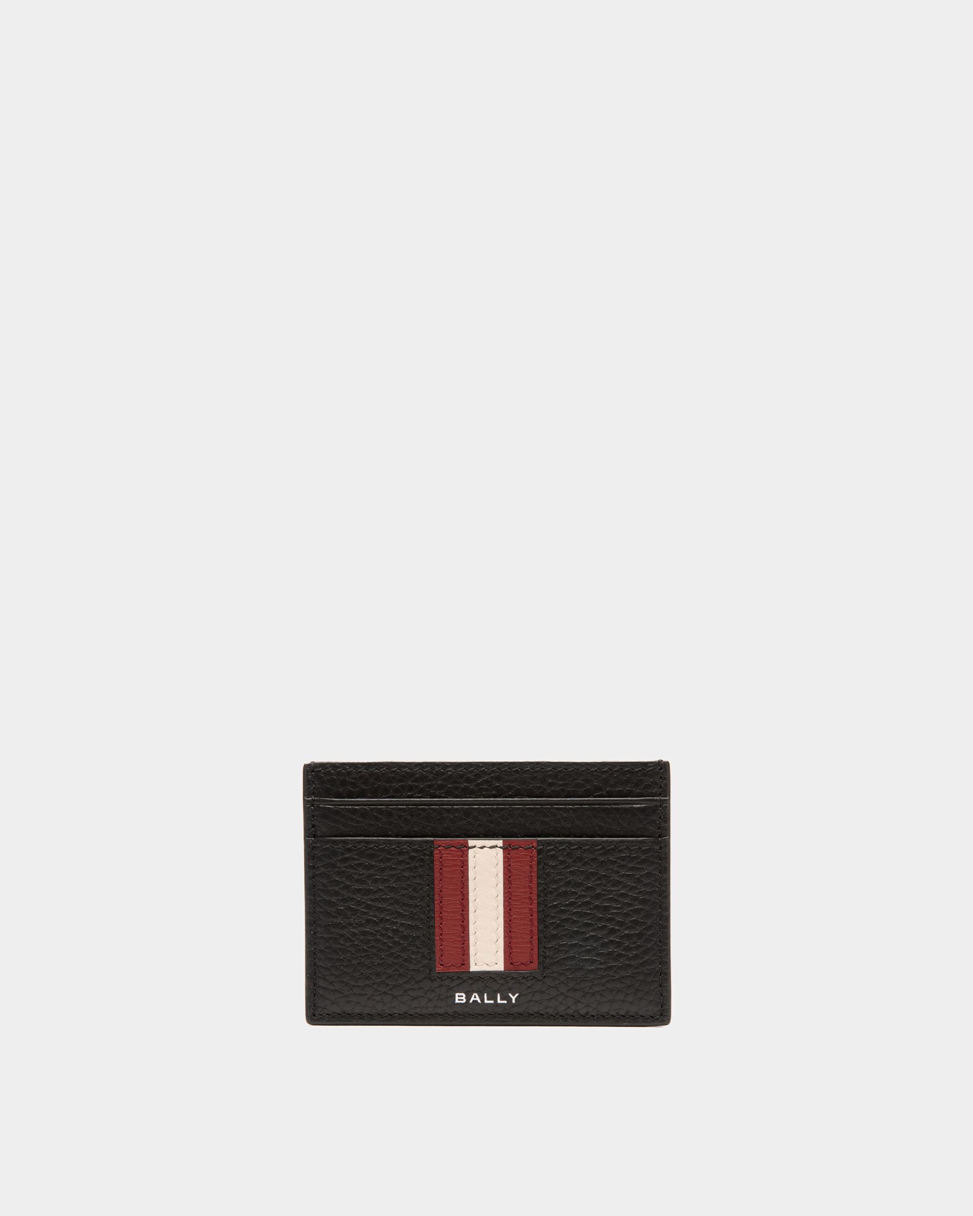 Ribbon Kartenetui Aus Genarbtem Leder In Schwarz - Herren - Bally - 01