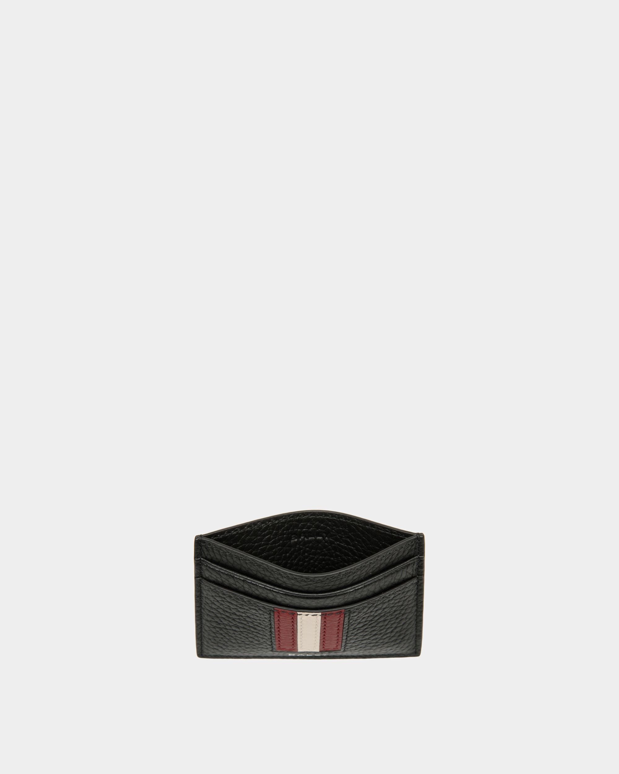 Ribbon Kartenetui Aus Genarbtem Leder In Schwarz - Herren - Bally - 03