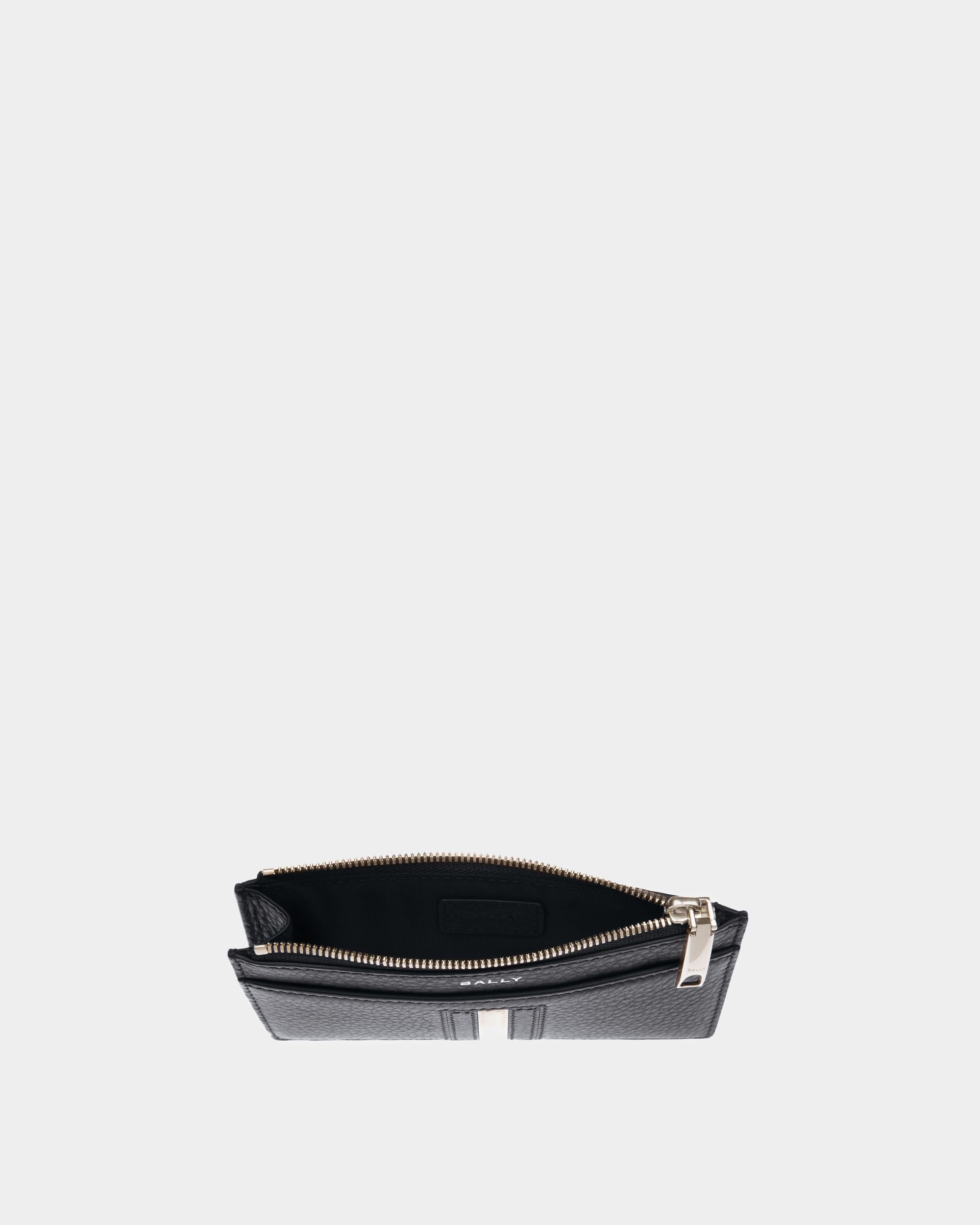 Porte-cartes de visite Ribbon Cuir bleu nuit - Homme - Bally - 03